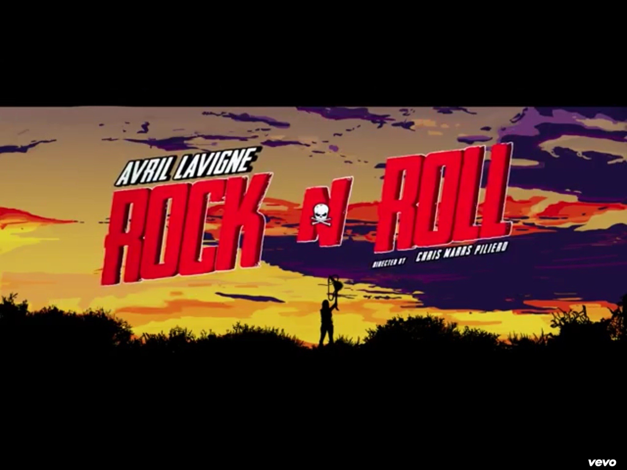 Avril Lavigne, Rock N Roll, Vevo, Tramonto, Full HD, sfondo per iPad e tablet