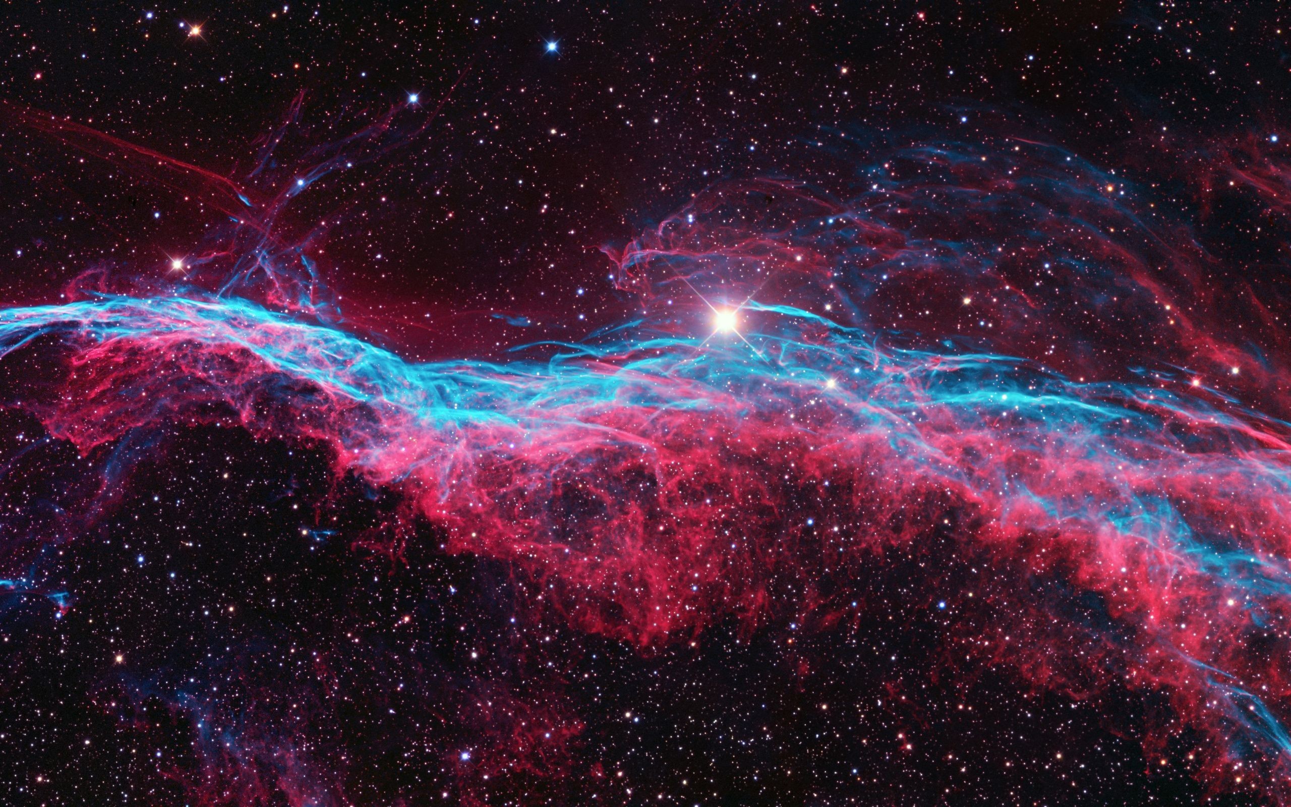 Nebulosa Velo, Supernova, Filamenti, Stelle, 16:10 2K, sfondo widescreen