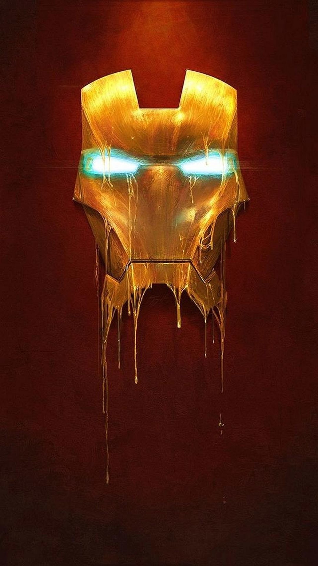 Iron Man, Marvel, Maschera, Vernice colante, Full HD, schermata di blocco del cellulare