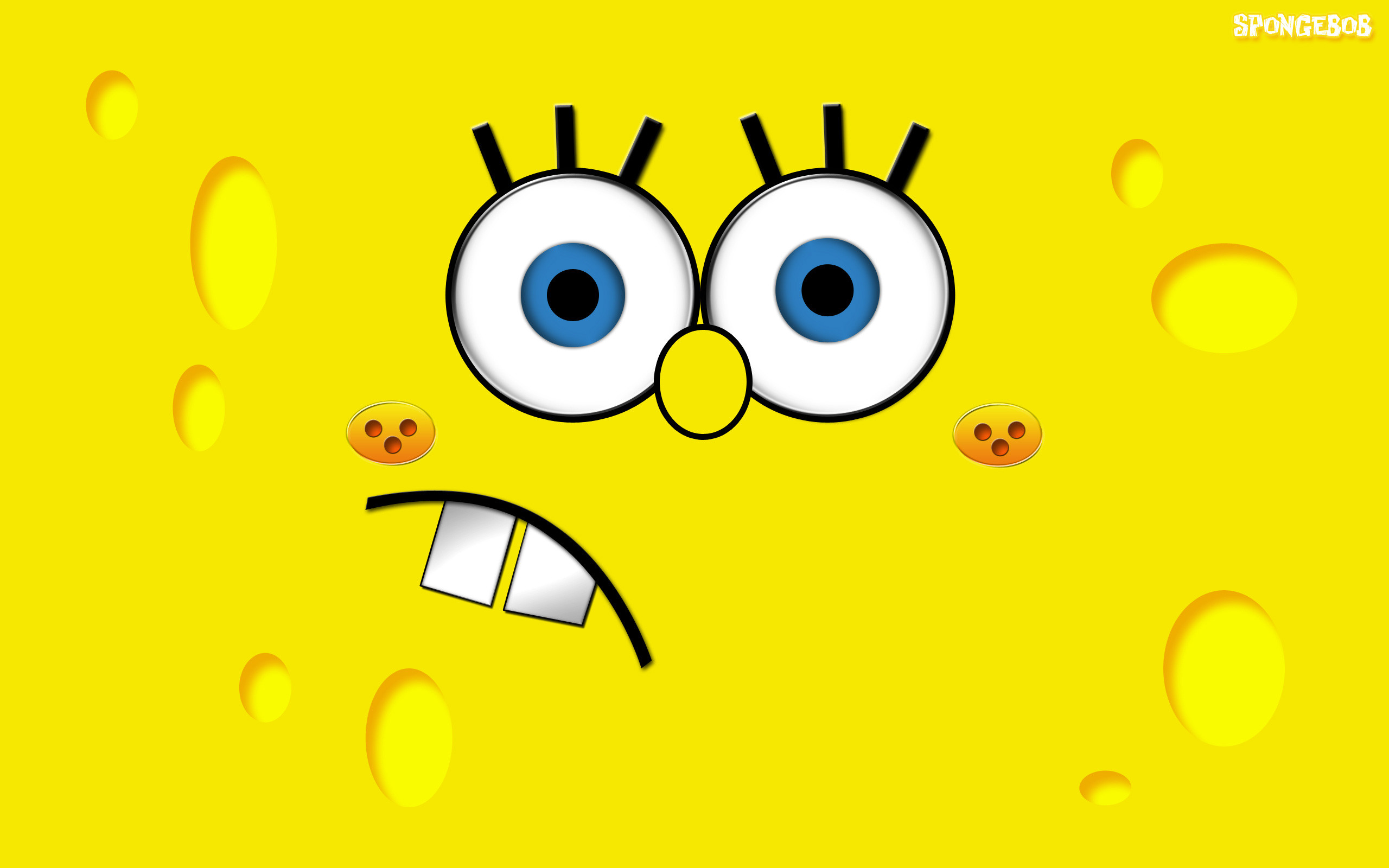 SpongeBob, SpongeBob SquarePants, Cartone animato, Giallo, 2K, sfondo PC