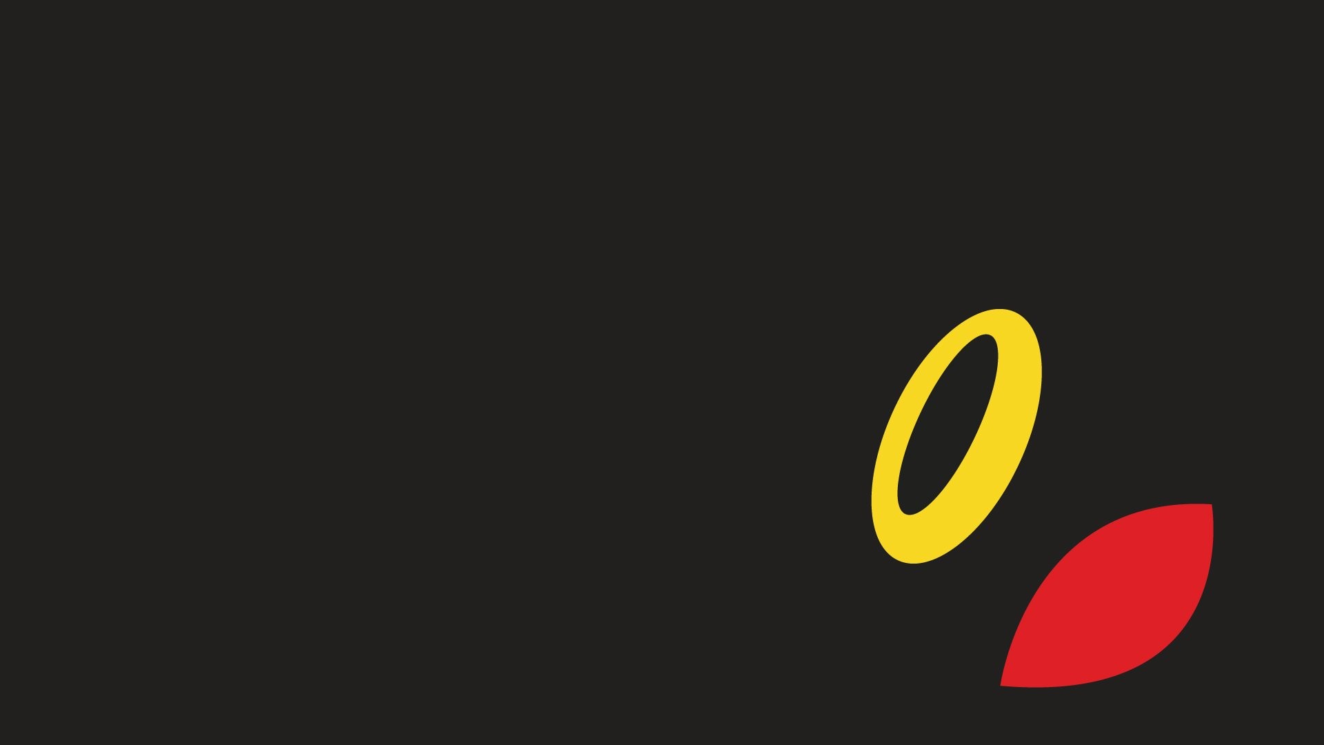 Umbreon, Pokémon, Minimalista, Occhio, Full HD 1080p, sfondo desktop