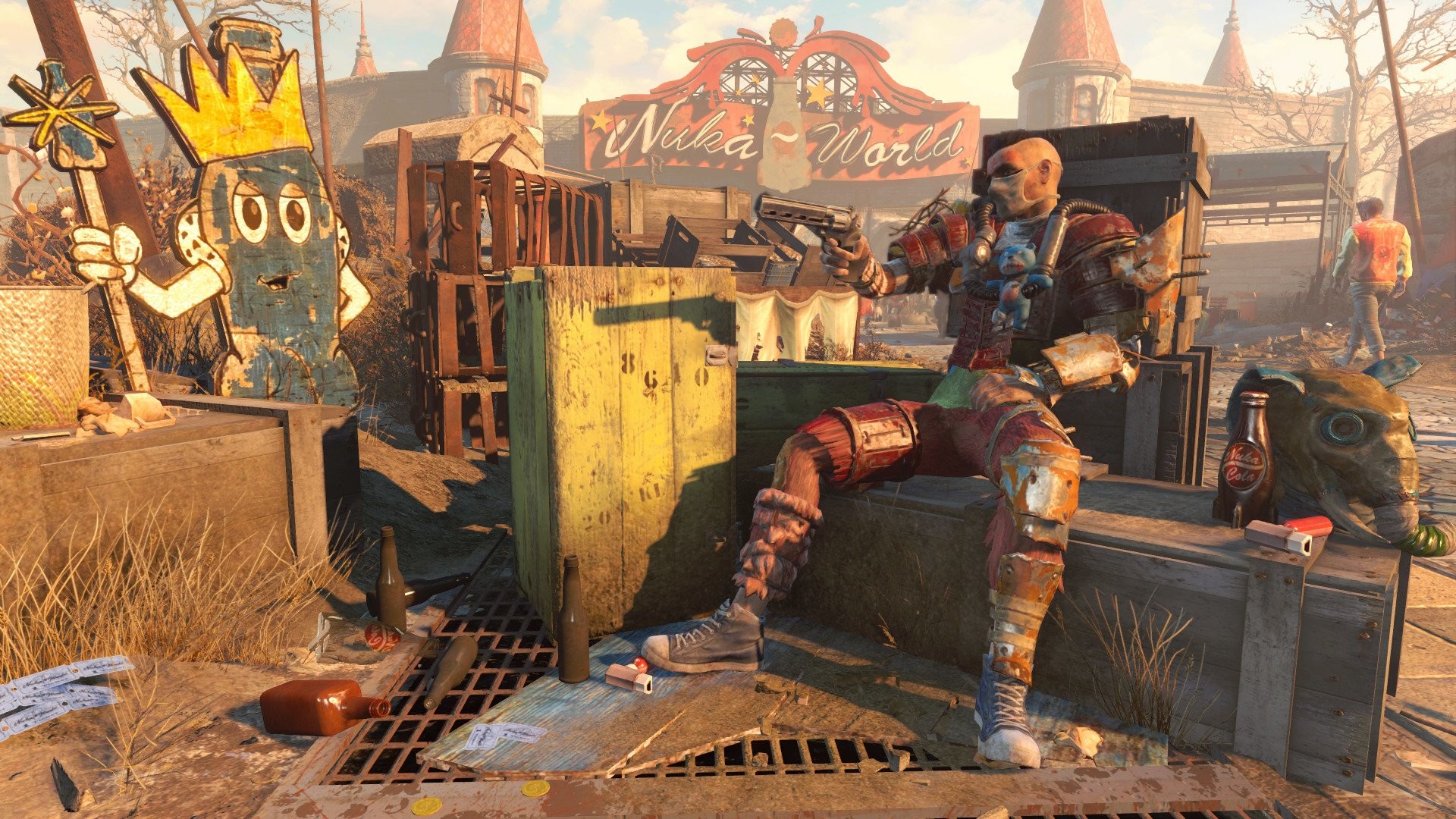 Fallout 4, Nuka-World, Predone, Trono, 16:9 Full HD, sfondo widescreen