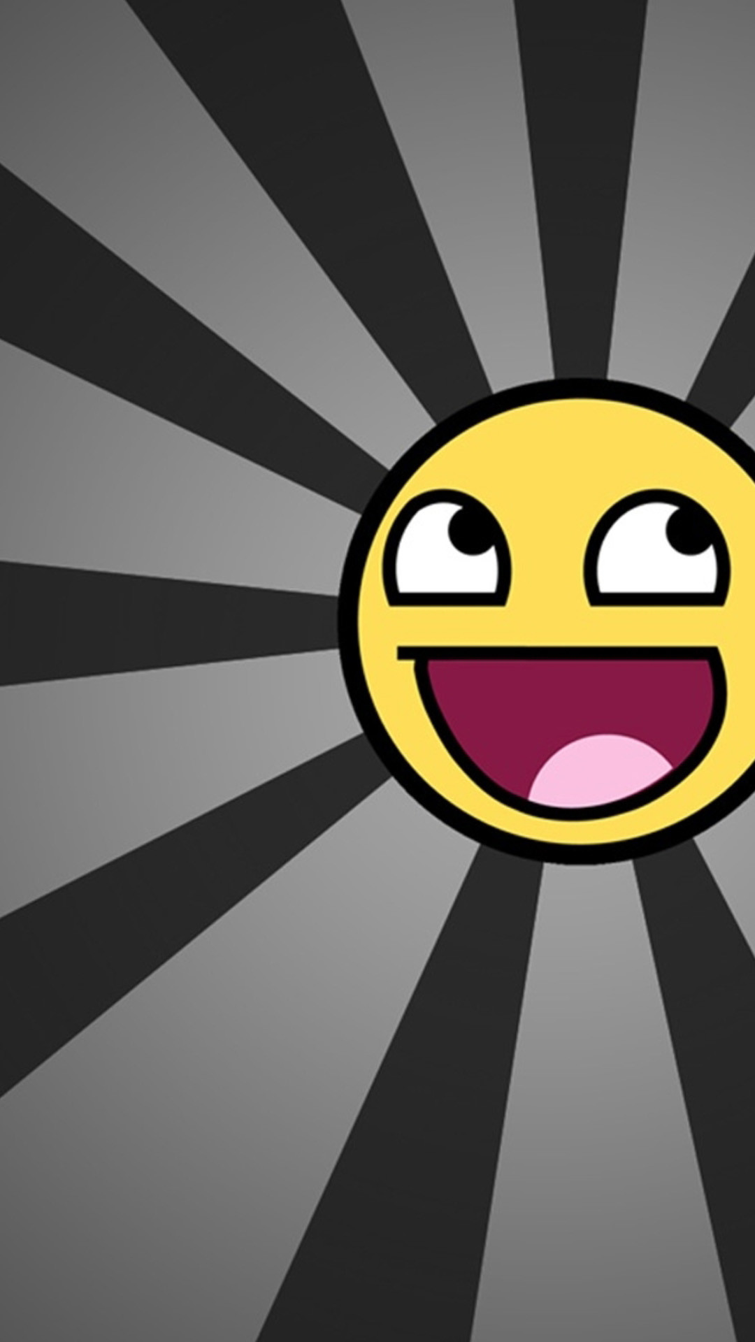 Awesome Face, Meme, Raggi, Faccina, Full HD, sfondo verticale per cellulare