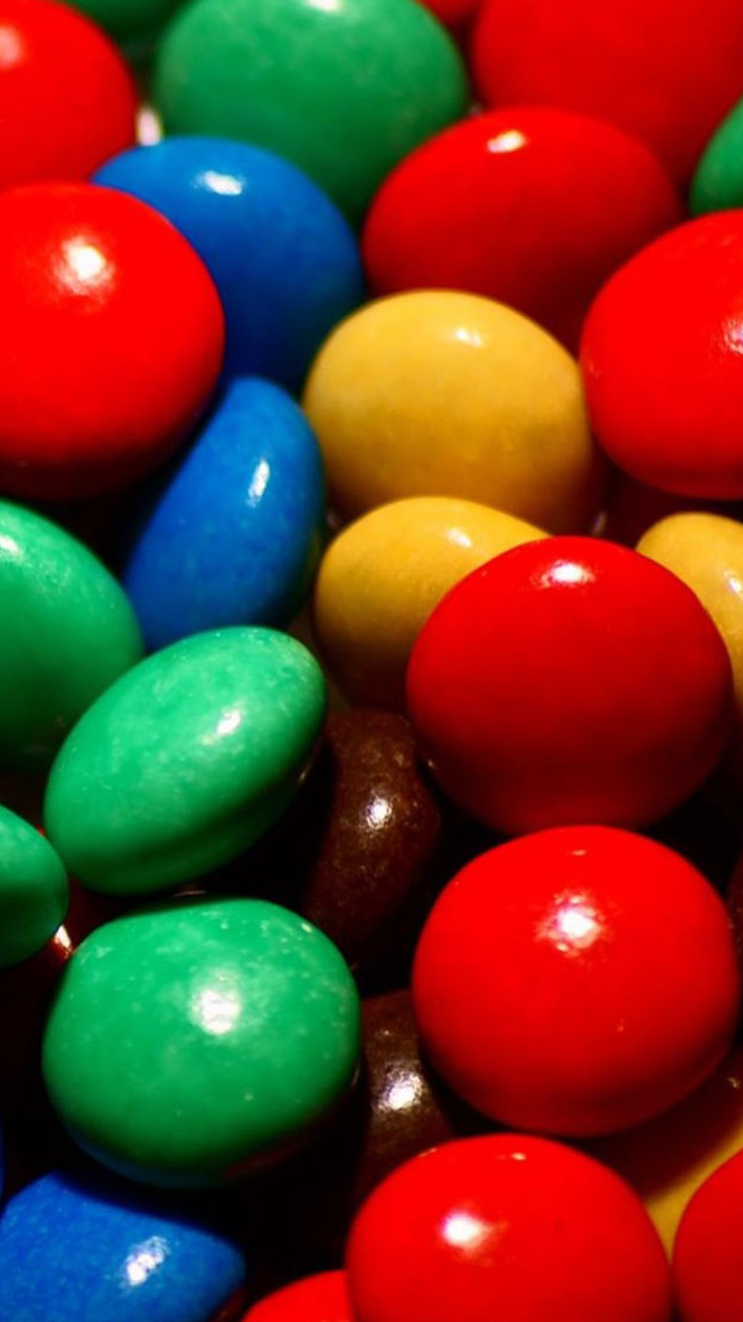 M&M's, Confetti di cioccolato, Colorato, Macro, Full HD, wallpaper per smartphone