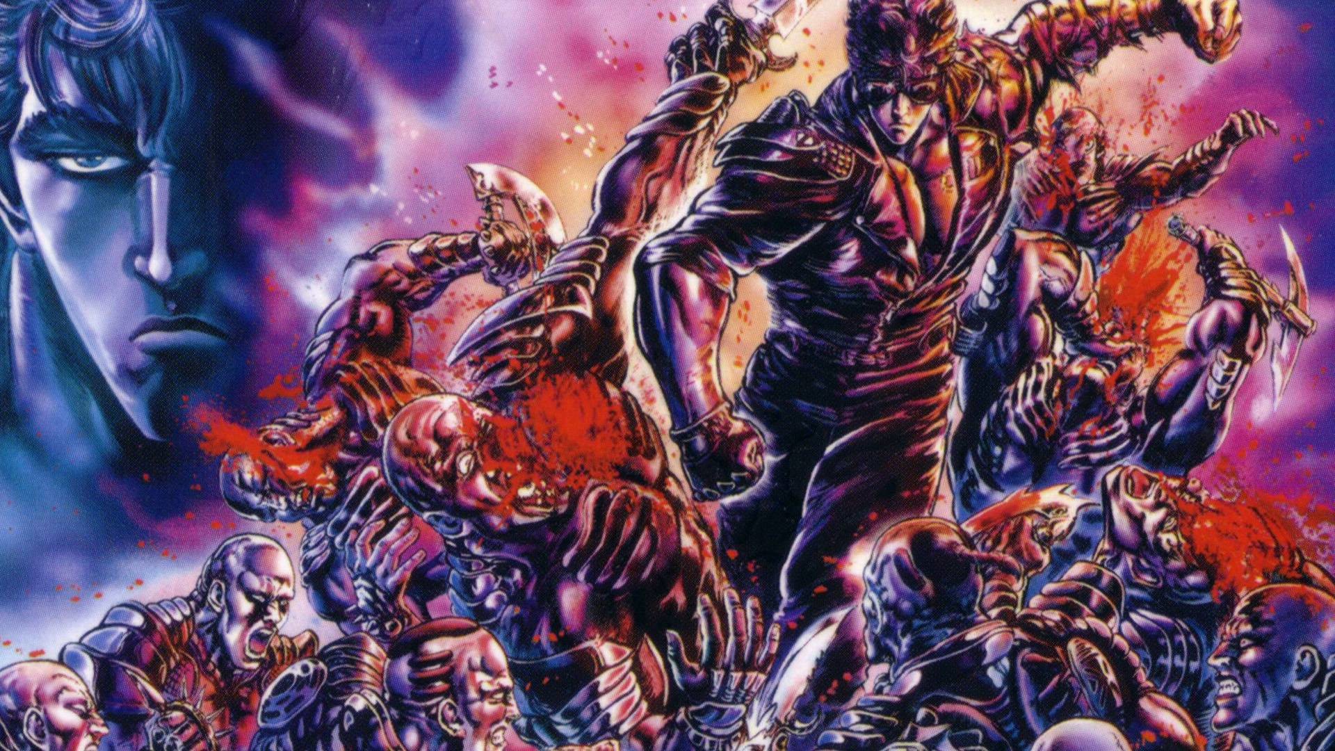 Kenshiro, Ken il guerriero, Battaglia, Folla di nemici, Colori vivaci, sfondo Full HD per PC