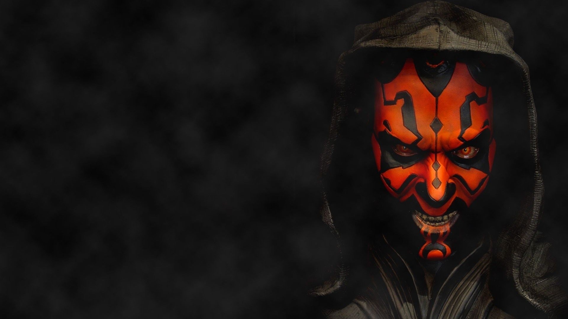 Darth Maul, Sith, Star Wars, Sfondo scuro, Full HD, wallpaper per computer