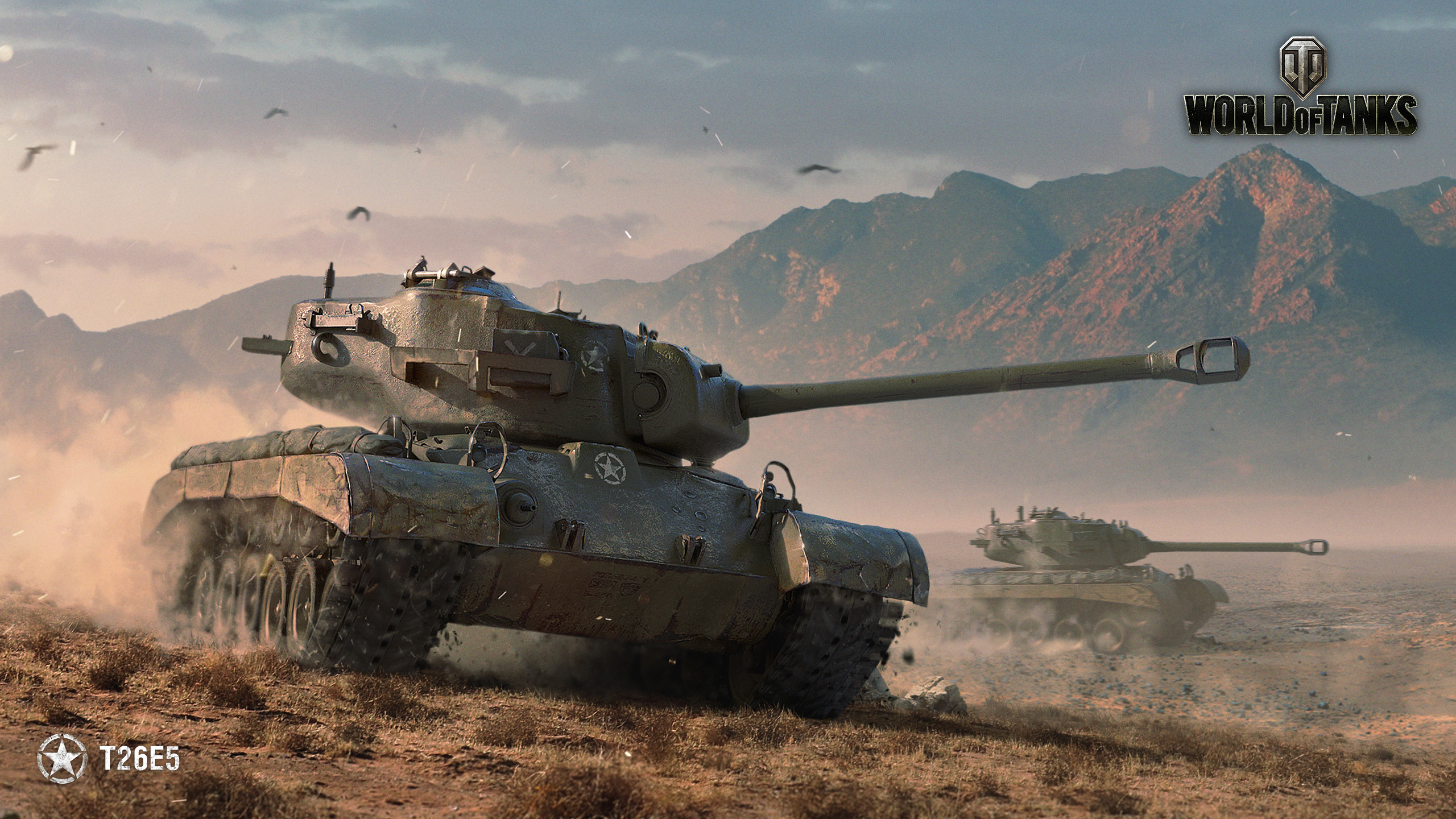 T26E5, World of Tanks, Carro armato, Montagne, 2560x1440, immagine di sfondo