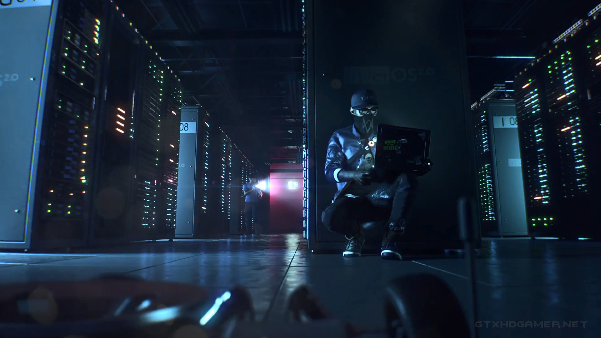 Watch Dogs, Server, Hacker, Notte, Full HD, sfondo desktop