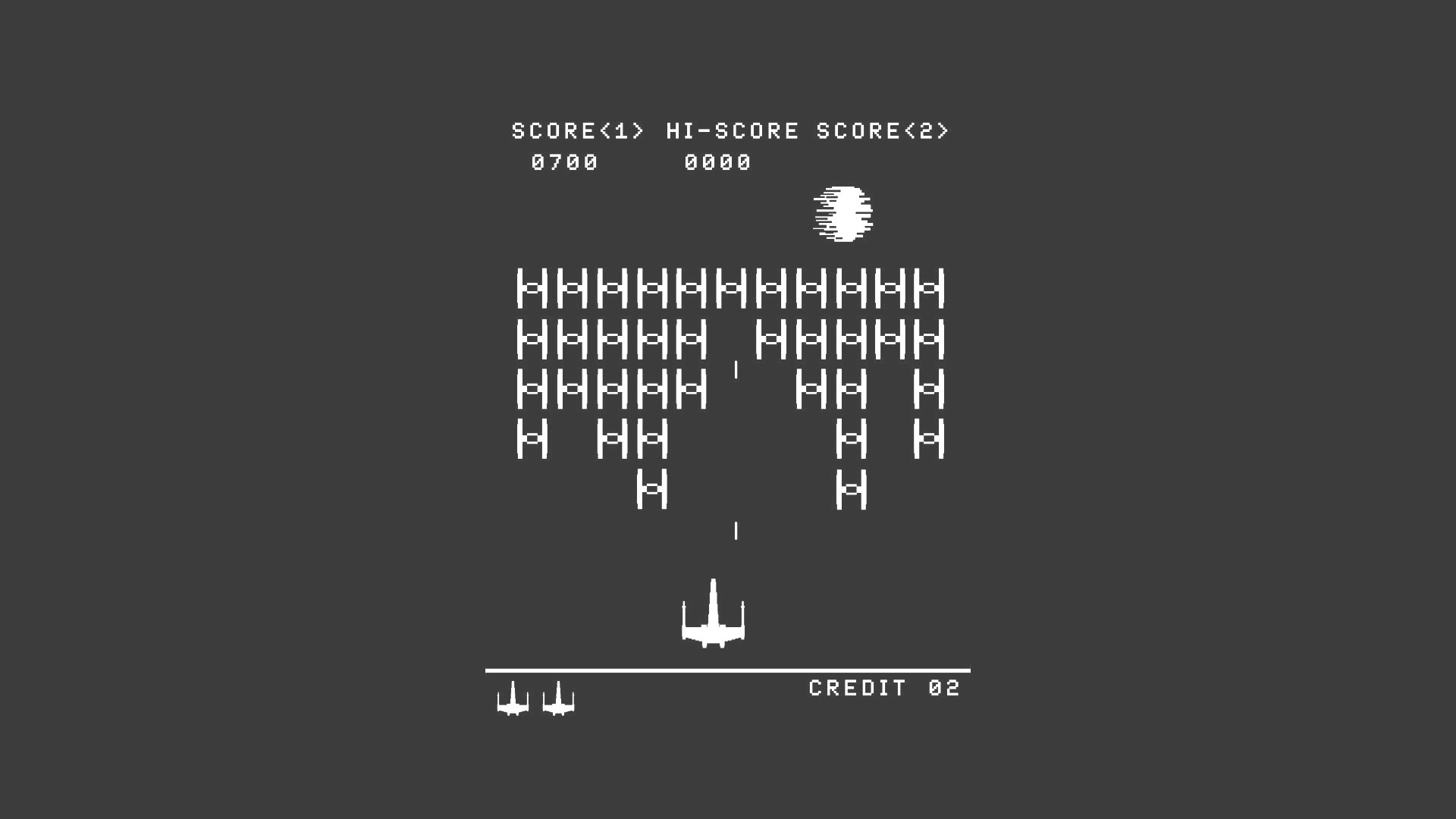 Space Invaders, Star Wars, TIE Fighter, Pixel art, 1920x1080, immagine di sfondo