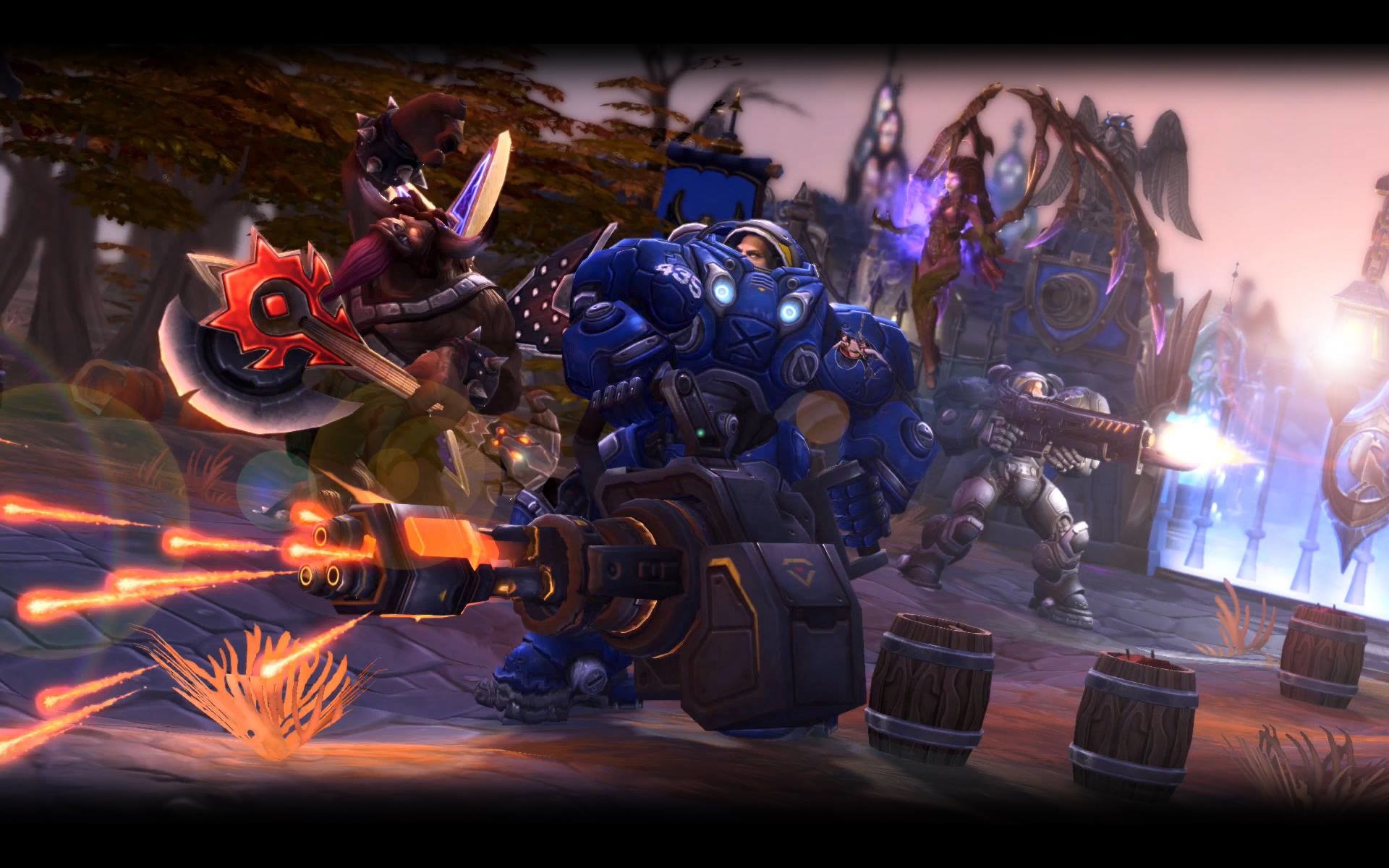 Heroes of the Storm, Tychus, Battaglia, StarCraft, 1920x1200, sfondo MacBook Pro