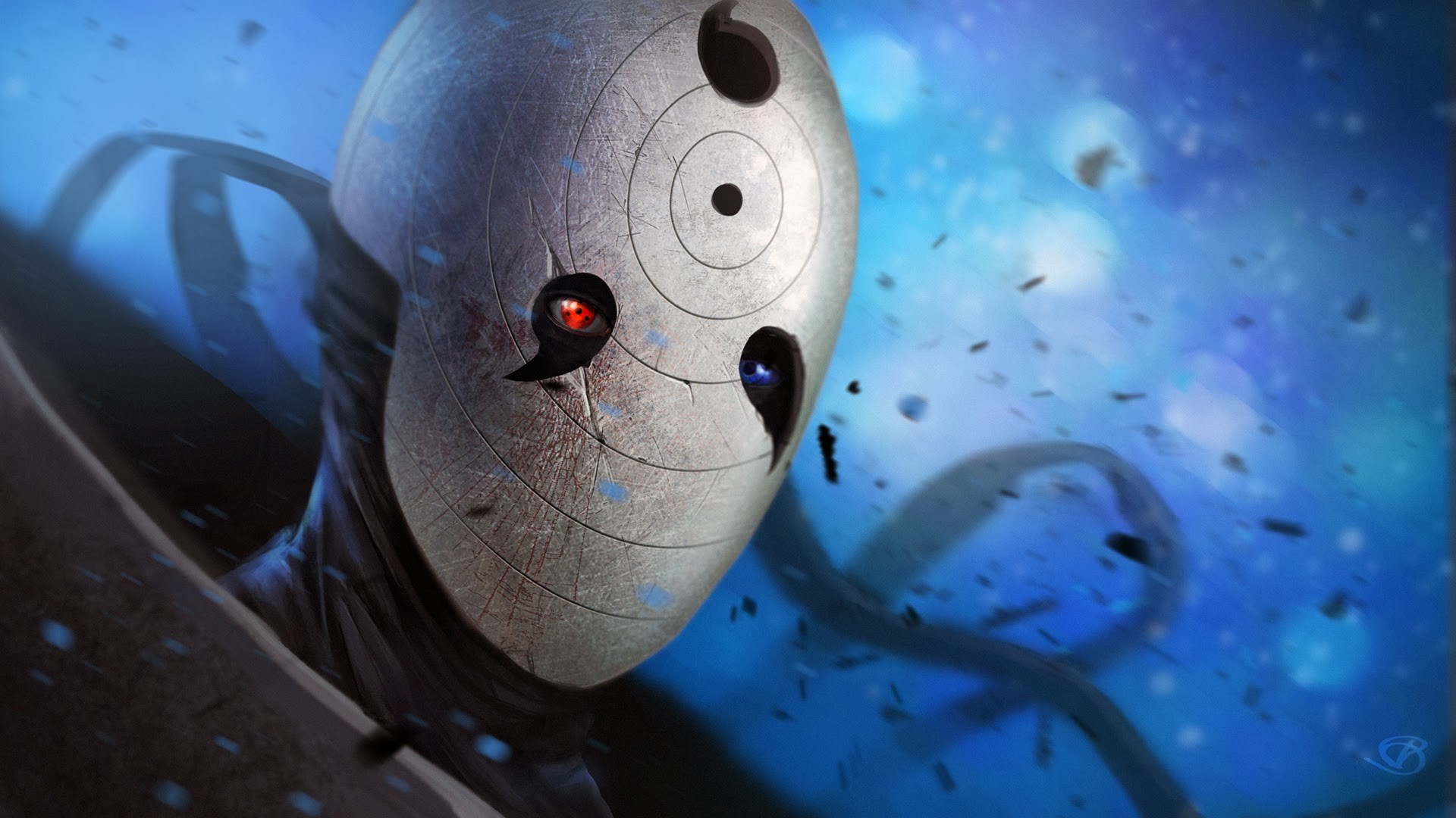 Tobi, Naruto, Maschera, Sharingan, Full HD, sfondo per PC e portatile