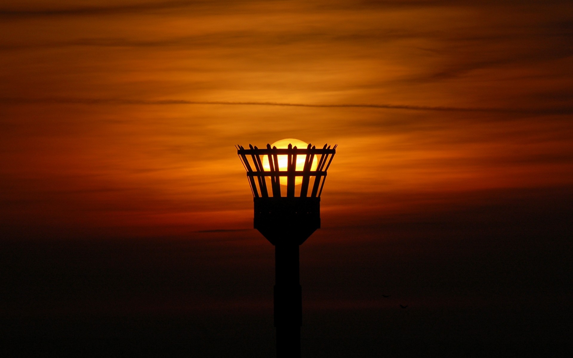 Canestro, Silhouette, Tramonto, Arancione, 1920x1200, immagine di sfondo