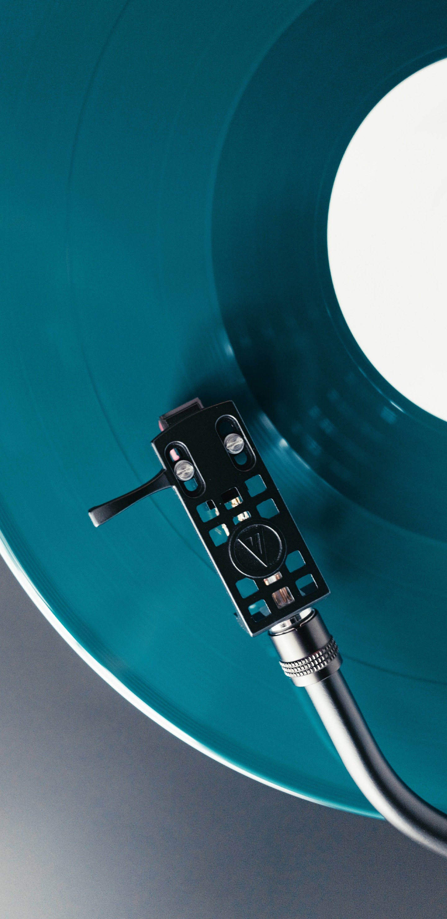 Giradischi, Vinile, Verde acqua, schermata di blocco Samsung