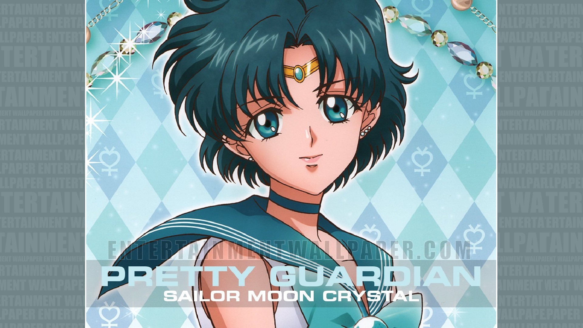Sailor Mercury, Pretty Guardian Sailor Moon Crystal, Primo piano, sfondo Full HD per portatile
