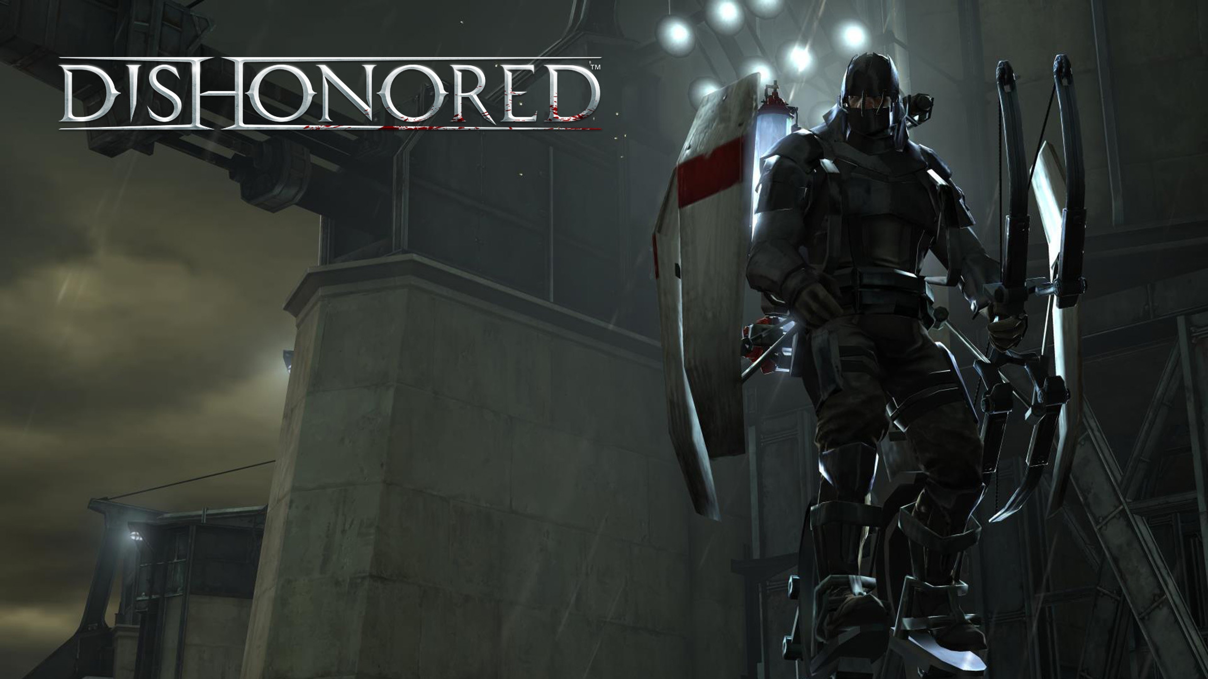 Dishonored, Tallboy, Logo, Dunwall, 4K, sfondo desktop