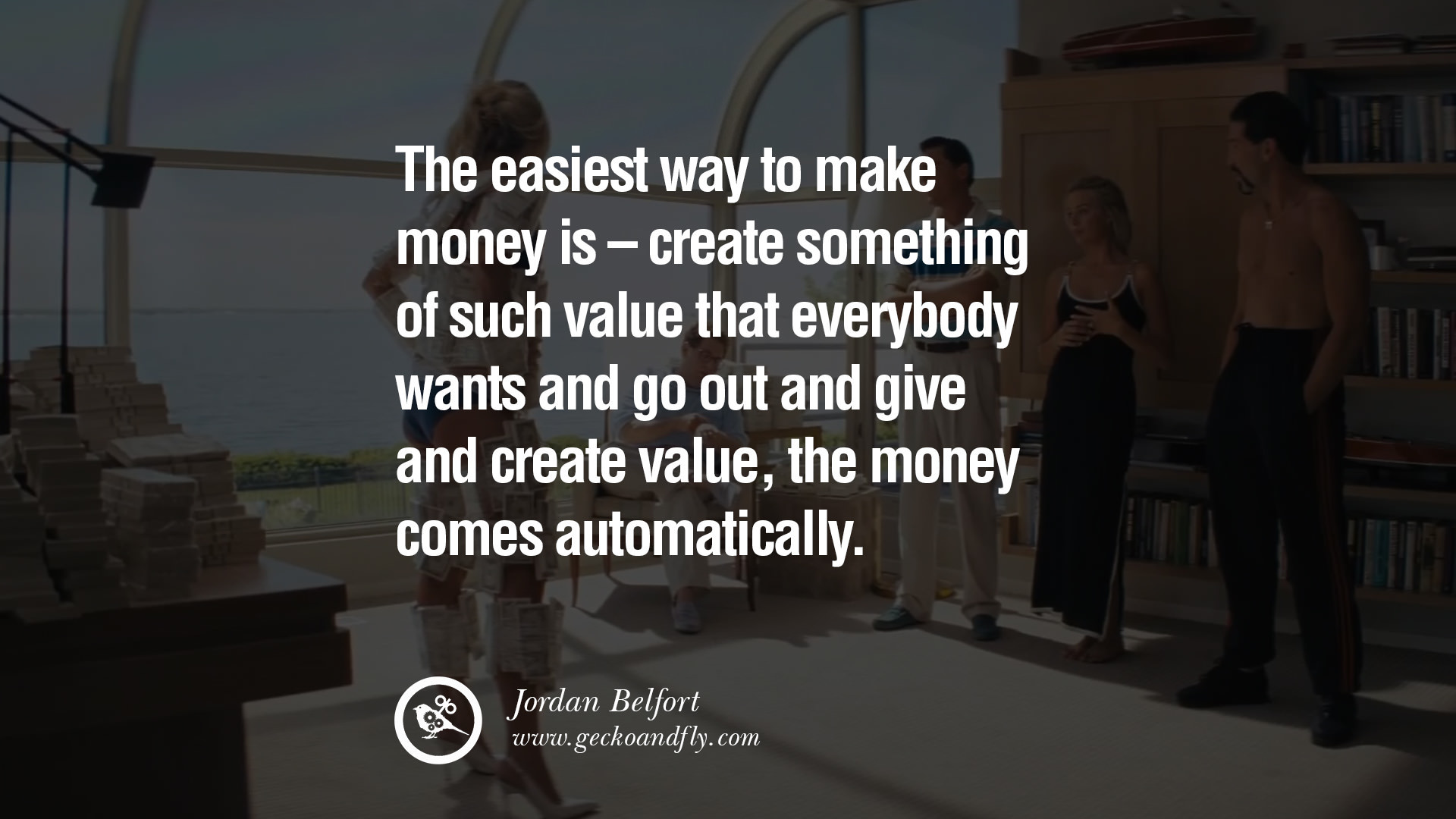 Jordan Belfort, The Wolf of Wall Street, Citazione, 1920x1080, immagine di sfondo
