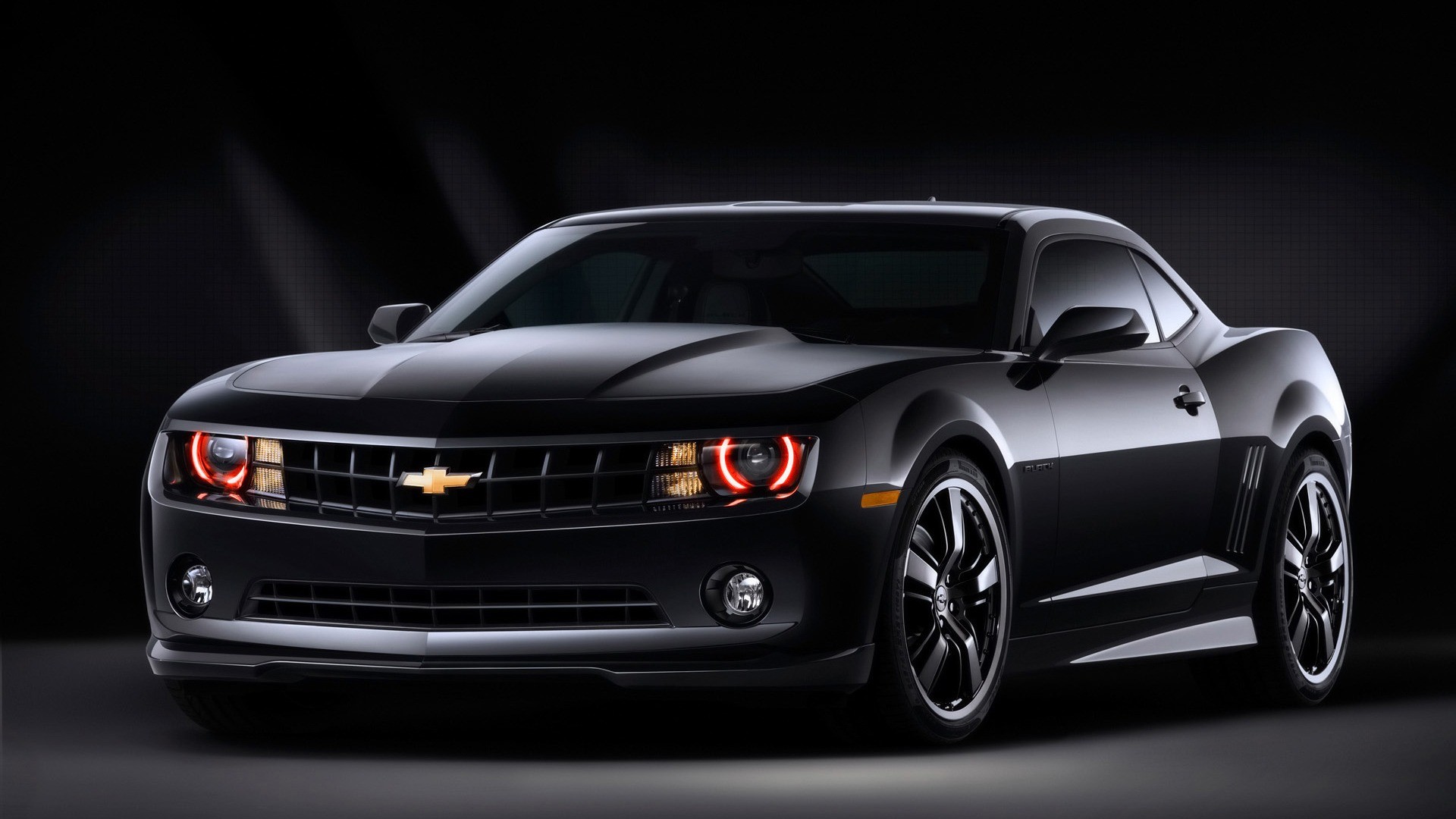 Chevrolet Camaro, Nero, Muscle car, 1920x1080, wallpaper desktop