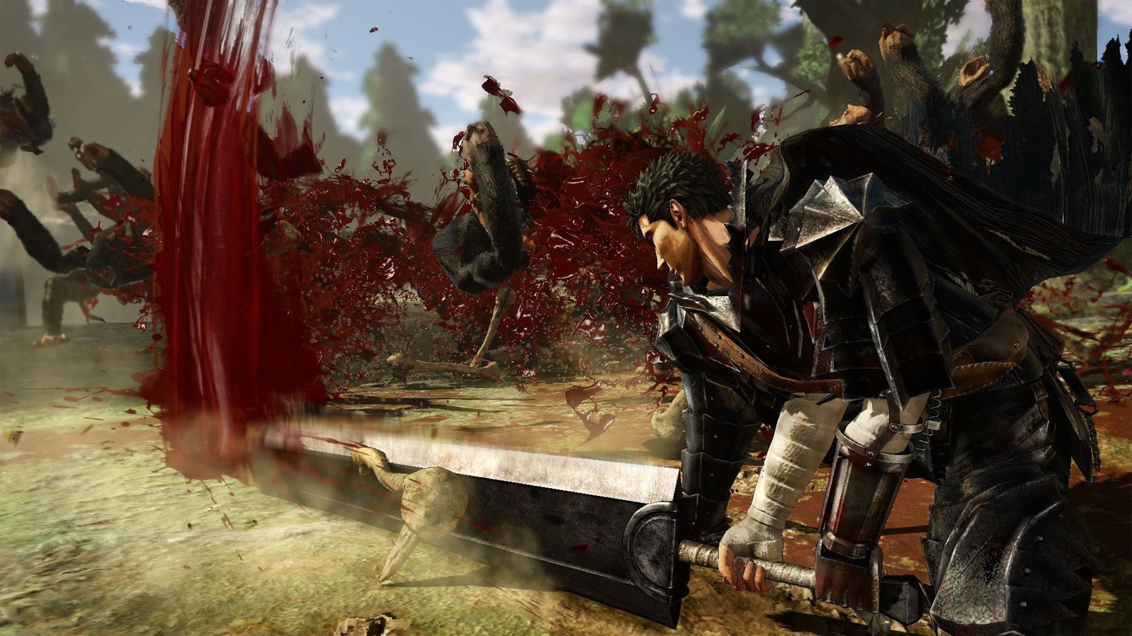 Gatsu, Berserk, Videogioco, Ammazzadraghi, Sangue, Battaglia, 4K 2160p, sfondo desktop
