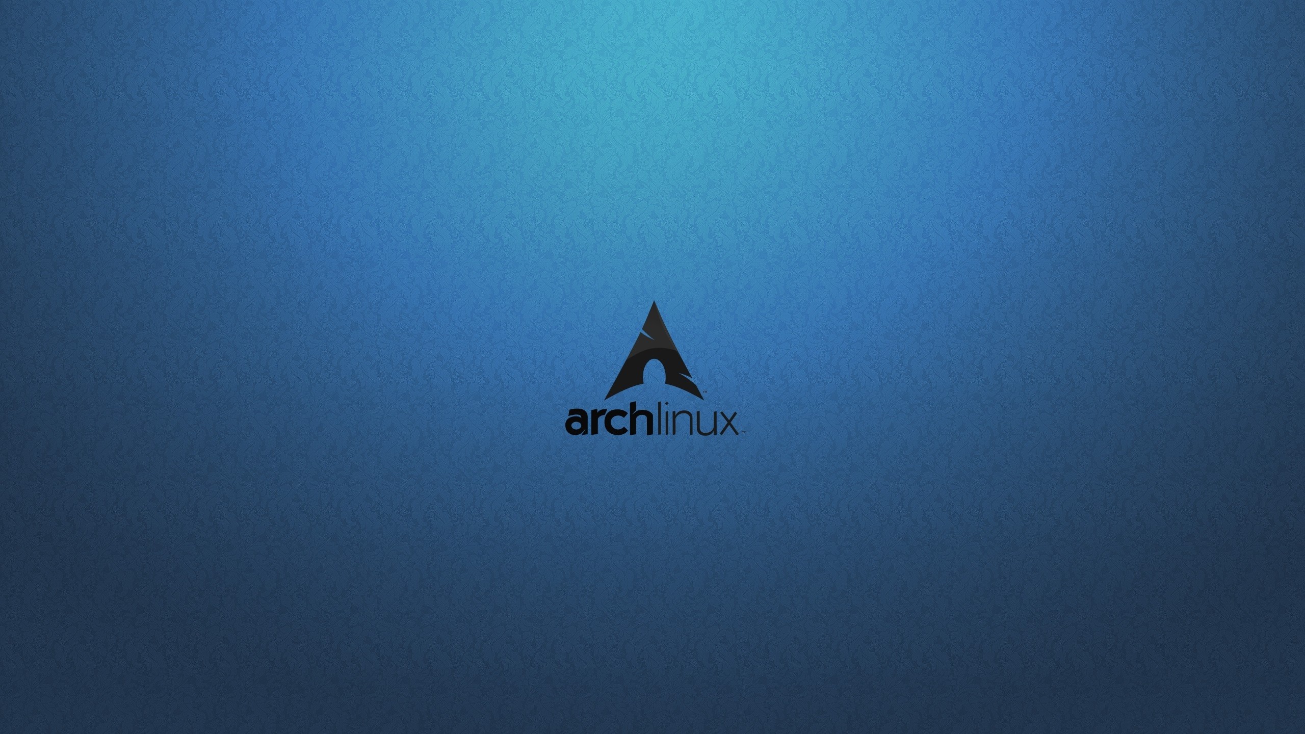 Arch Linux, Logo, Blu, Minimalista, 2K 1440p, sfondo desktop