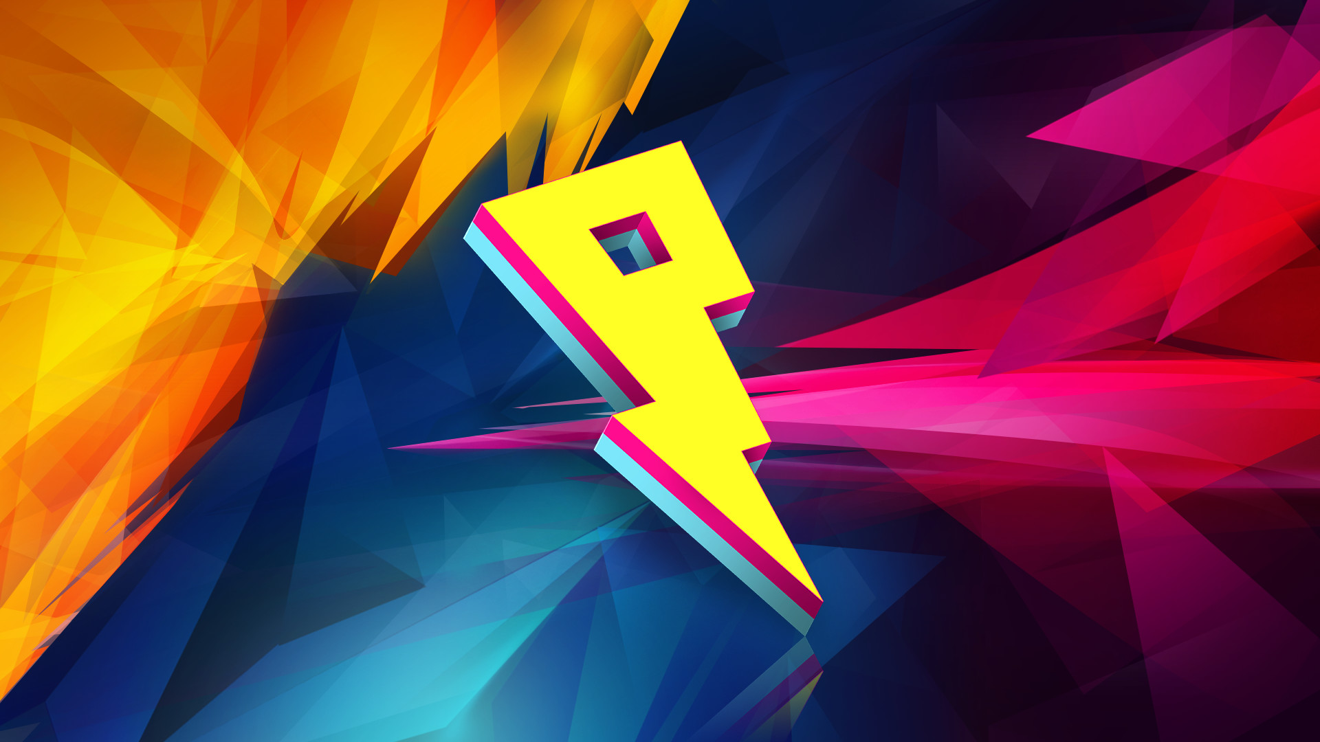 Proximity, Logo, Arte poligonale, Colorato, Full HD, sfondo per PC