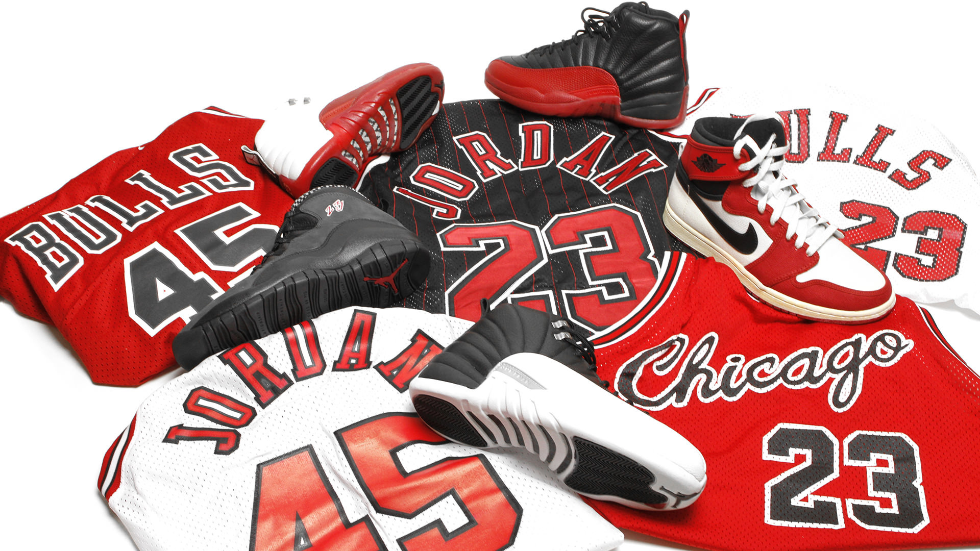 Air Jordan, Chicago Bulls, Maglie, Scarpe da basket, Full HD, sfondo per portatile