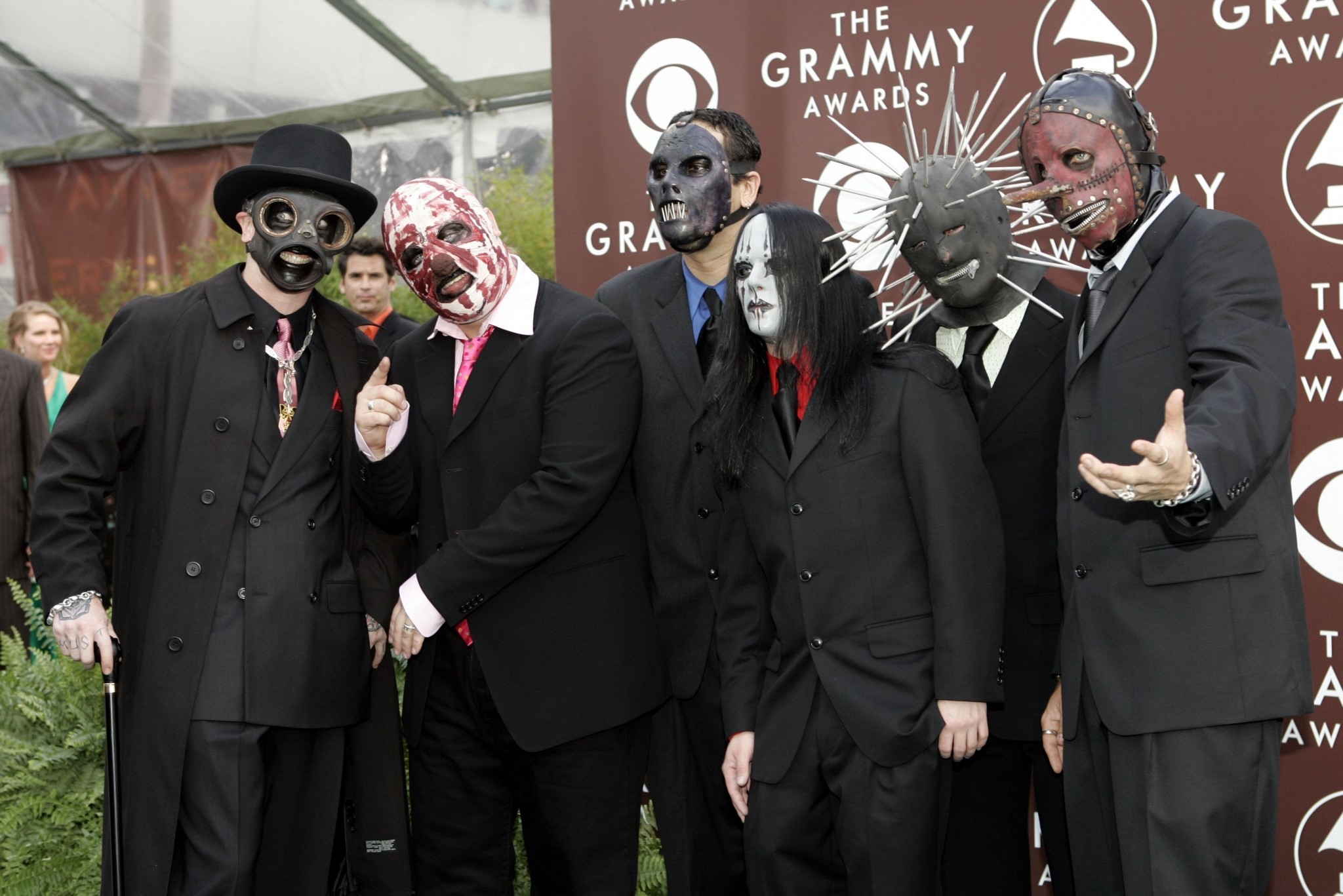 Slipknot, Grammy Awards, Red carpet, Maschere, Abiti eleganti, Full HD, sfondo per PC
