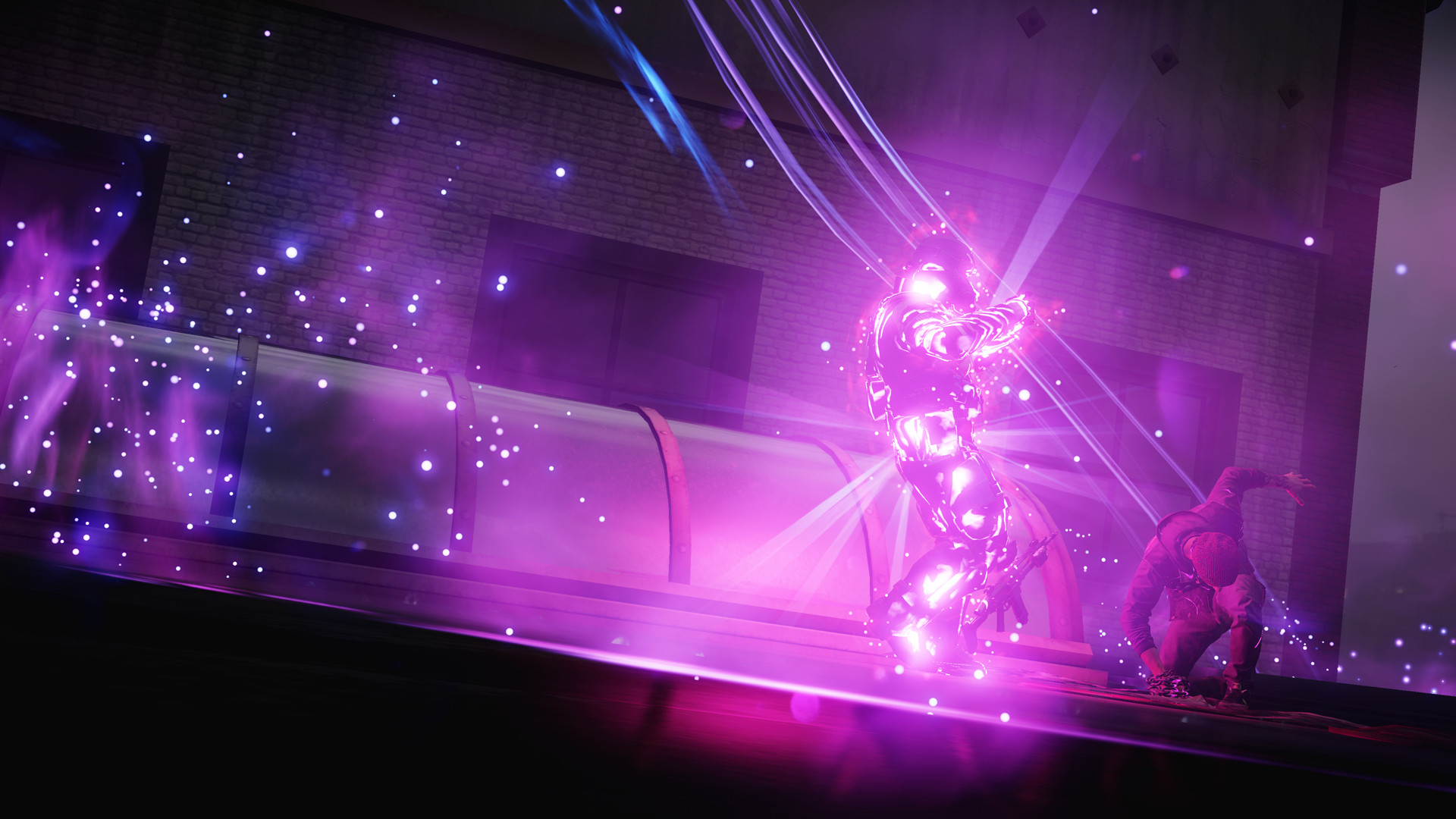 Viola, Luci, Scena urbana, Astratto, 16:9 Full HD, sfondo widescreen
