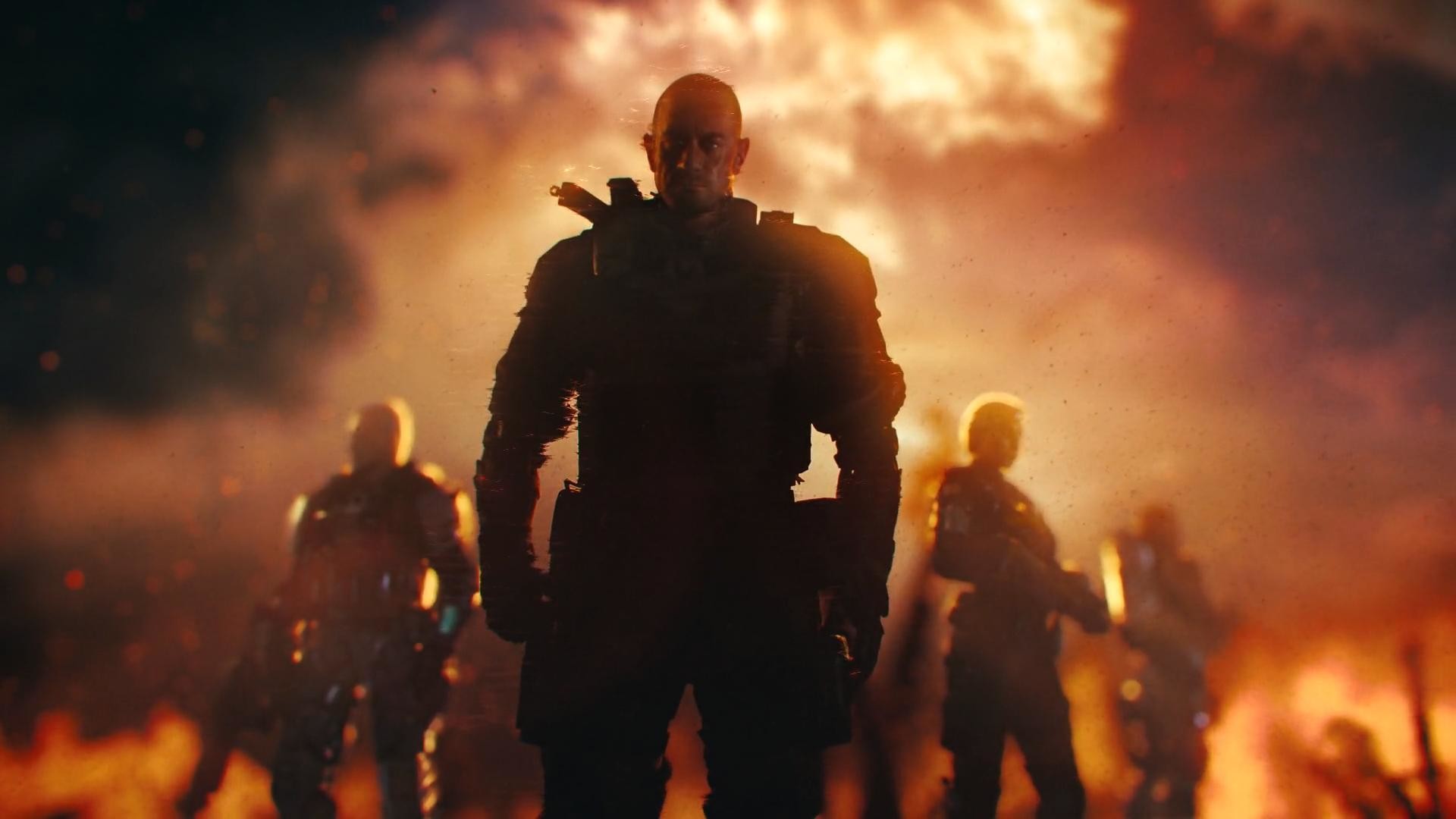 Call of Duty: Black Ops III, Soldati, Esplosione, Fuoco, Full HD, sfondo per PC e portatile