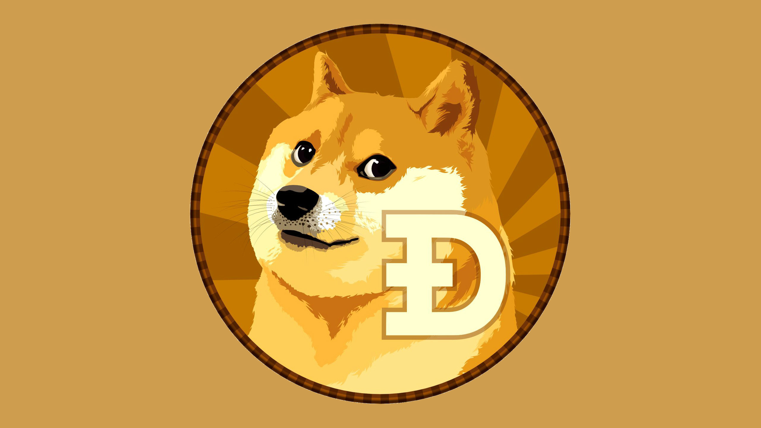 Dogecoin, Doge, Moneta, Logo, 2K, sfondo desktop