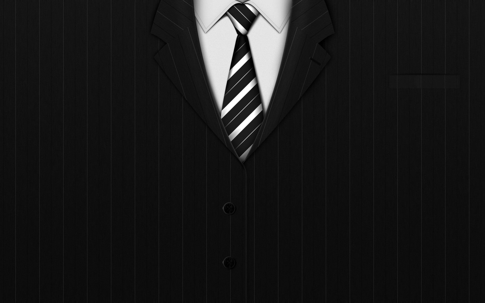 Abito gessato, Cravatta, Camicia, Nero, 1920x1200, sfondo per PC