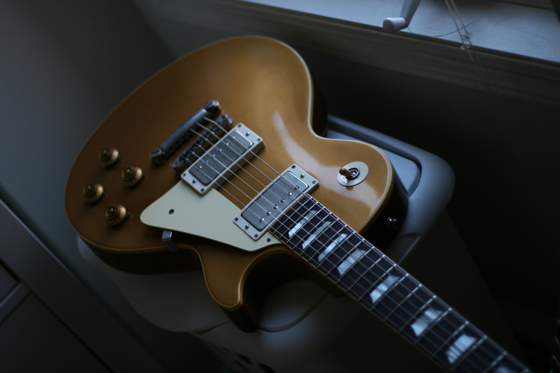 Gibson Les Paul Goldtop, Chitarra elettrica, Custodia, Full HD, sfondo per PC