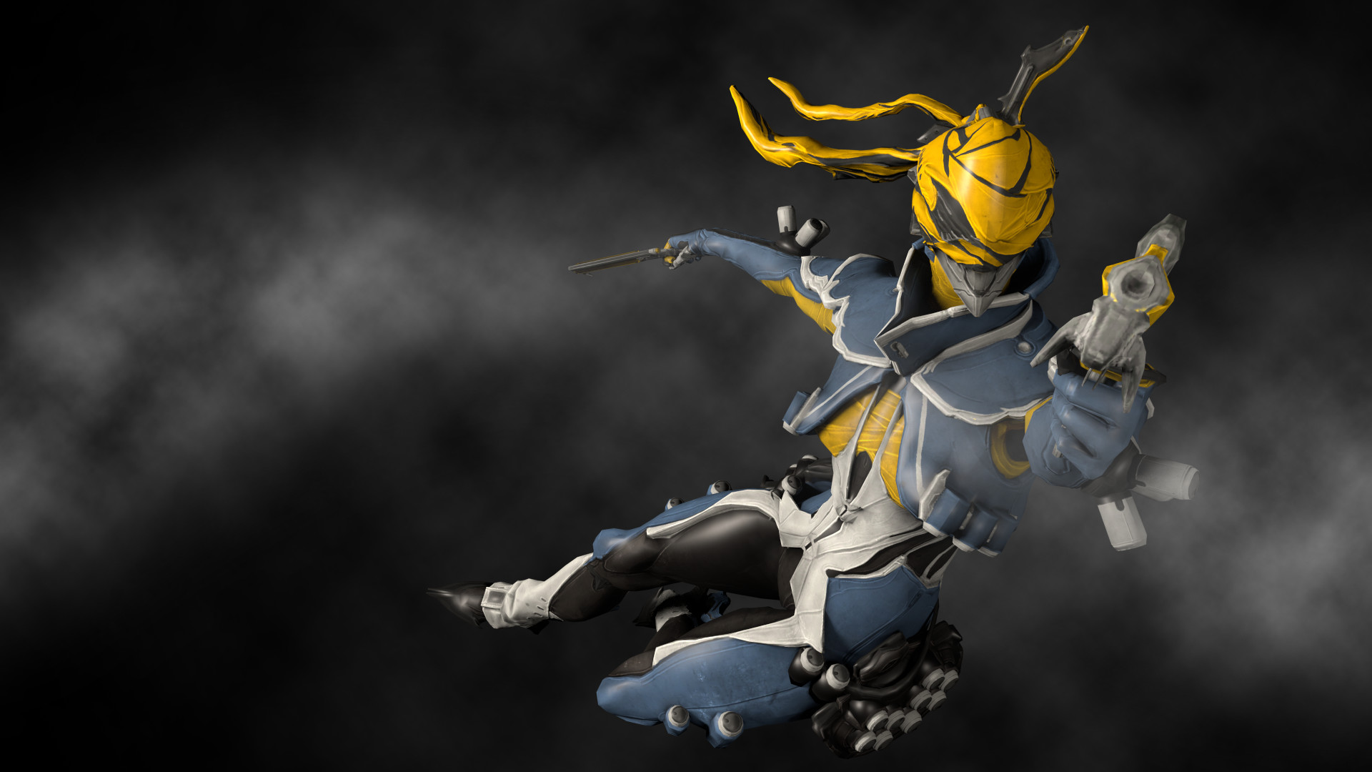 Warframe, Mirage, Oro, Fumo, 1920x1080, immagine di sfondo