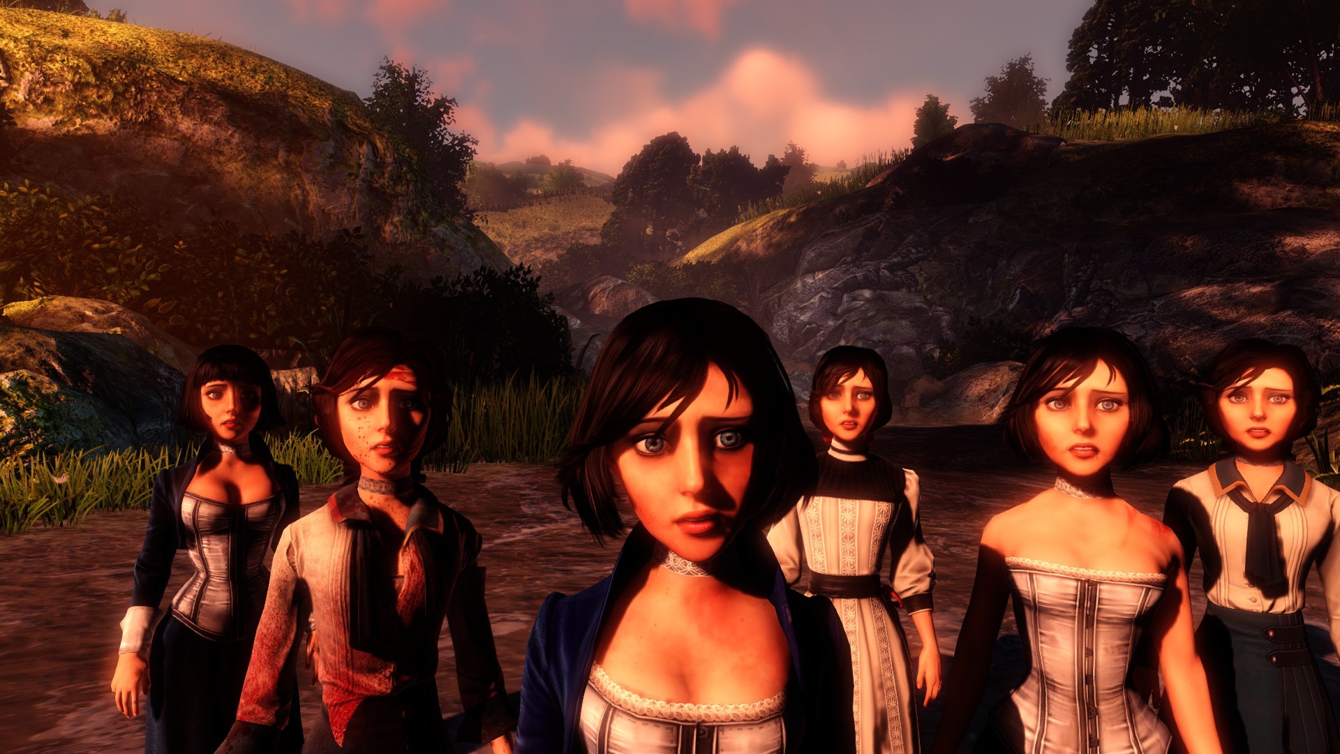 Elizabeth, BioShock Infinite, Infinite Elizabeth, Gruppo, Full HD, sfondo desktop