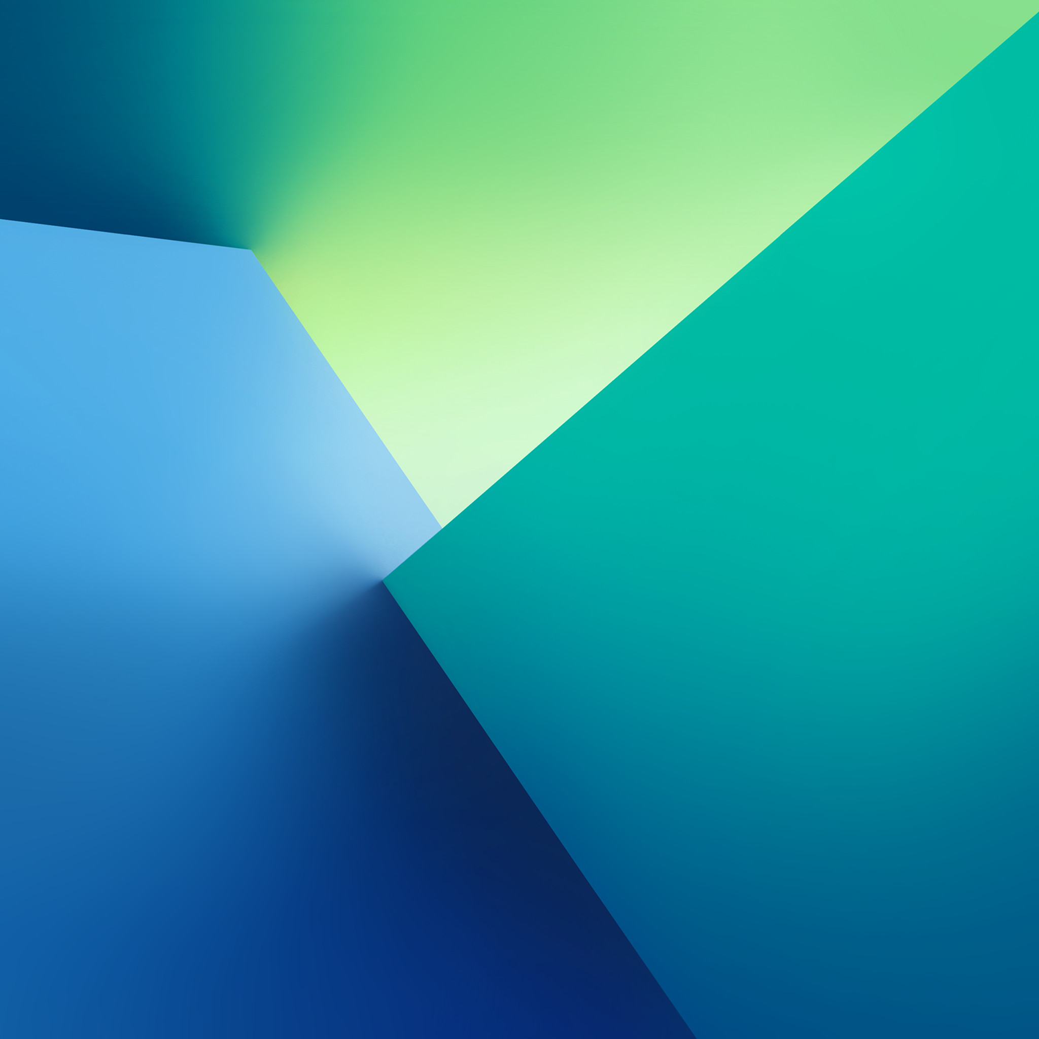 Geometrico, Verde acqua, Astratto, Sfumature, sfondo Full HD per tablet