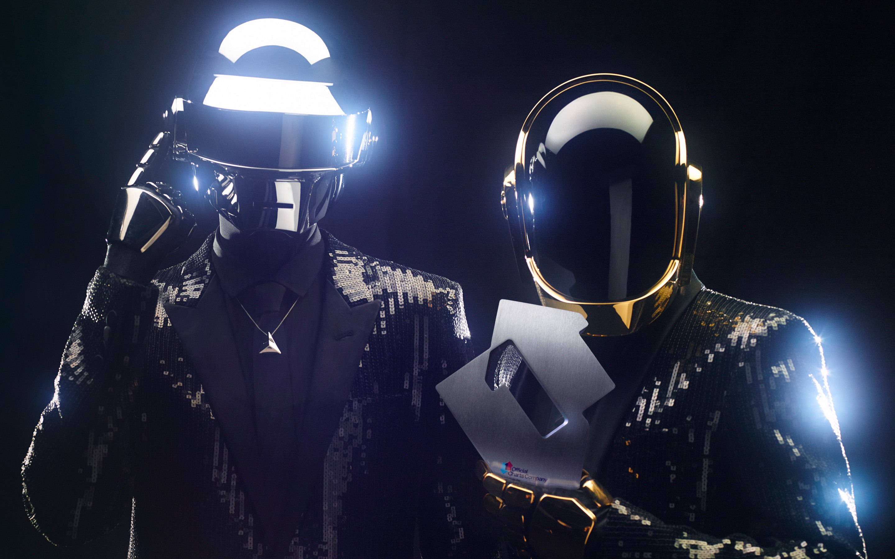 Daft Punk, Thomas Bangalter, Guy-Manuel de Homem-Christo, Caschi, Grammy, sfondo 2880x1800 per PC