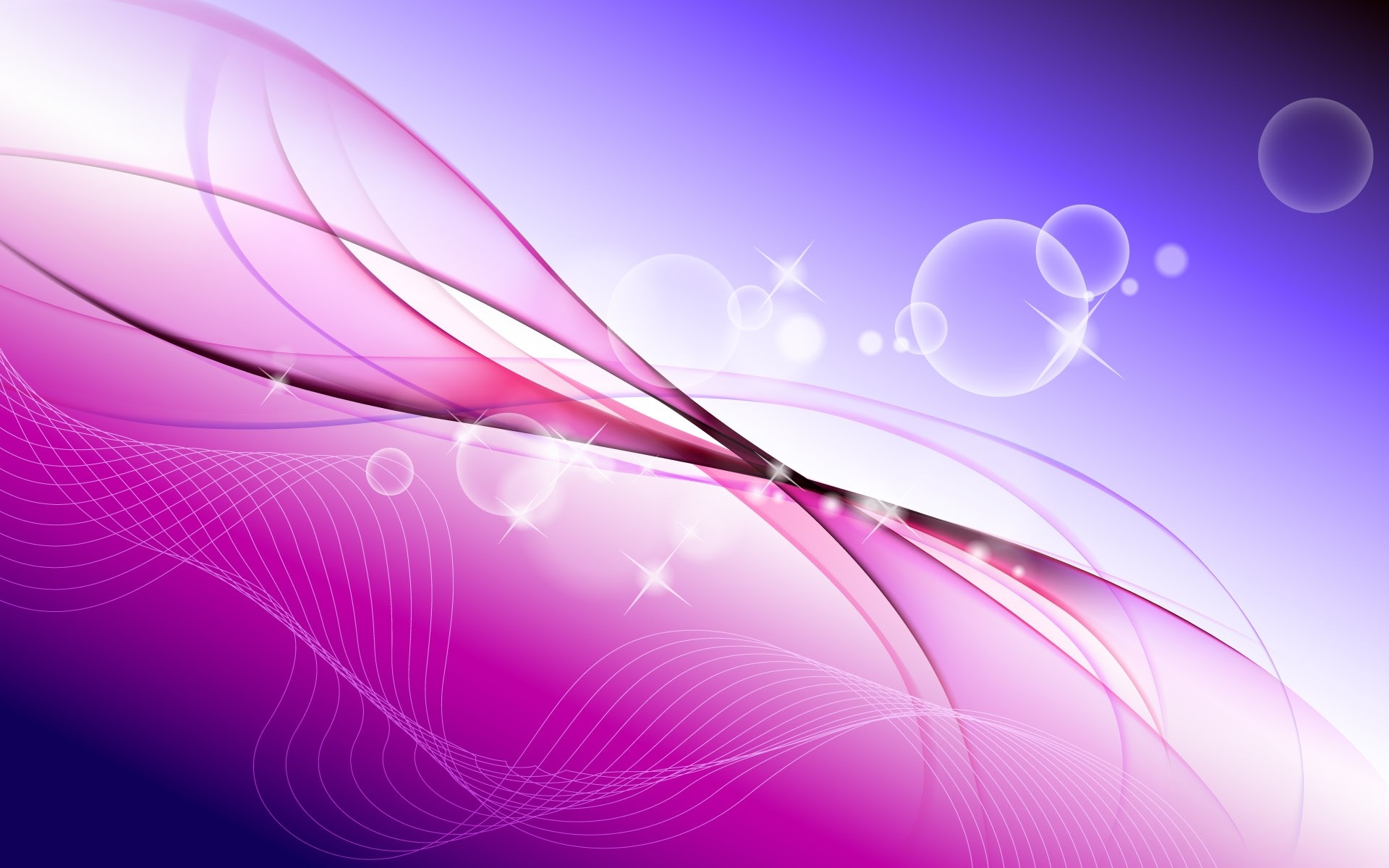 Astratto, Bolle, Linee curve, Viola, Rosa, 1920x1200, sfondo per PC