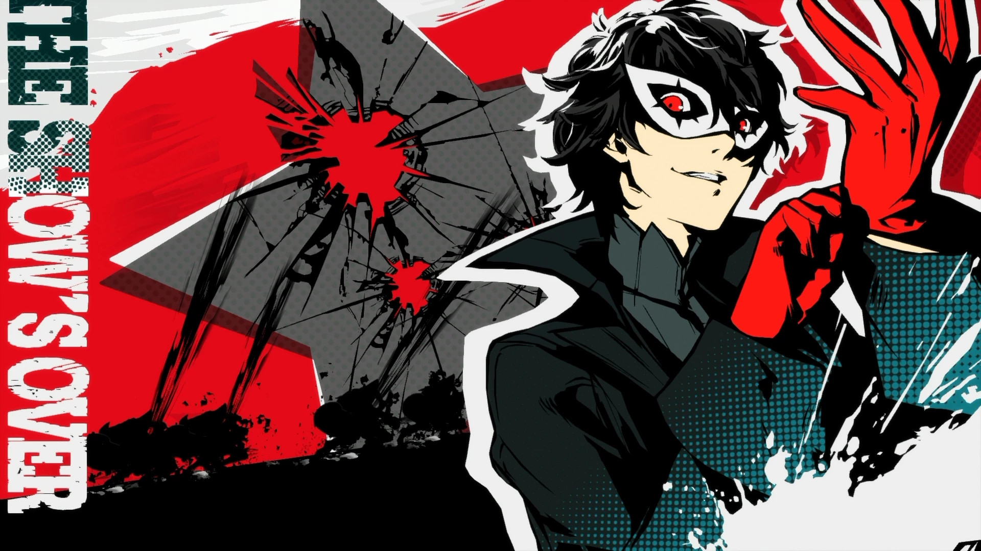 Joker, Ren Amamiya, Persona 5, It's Show Over, Maschera, Full HD, sfondo Windows 11