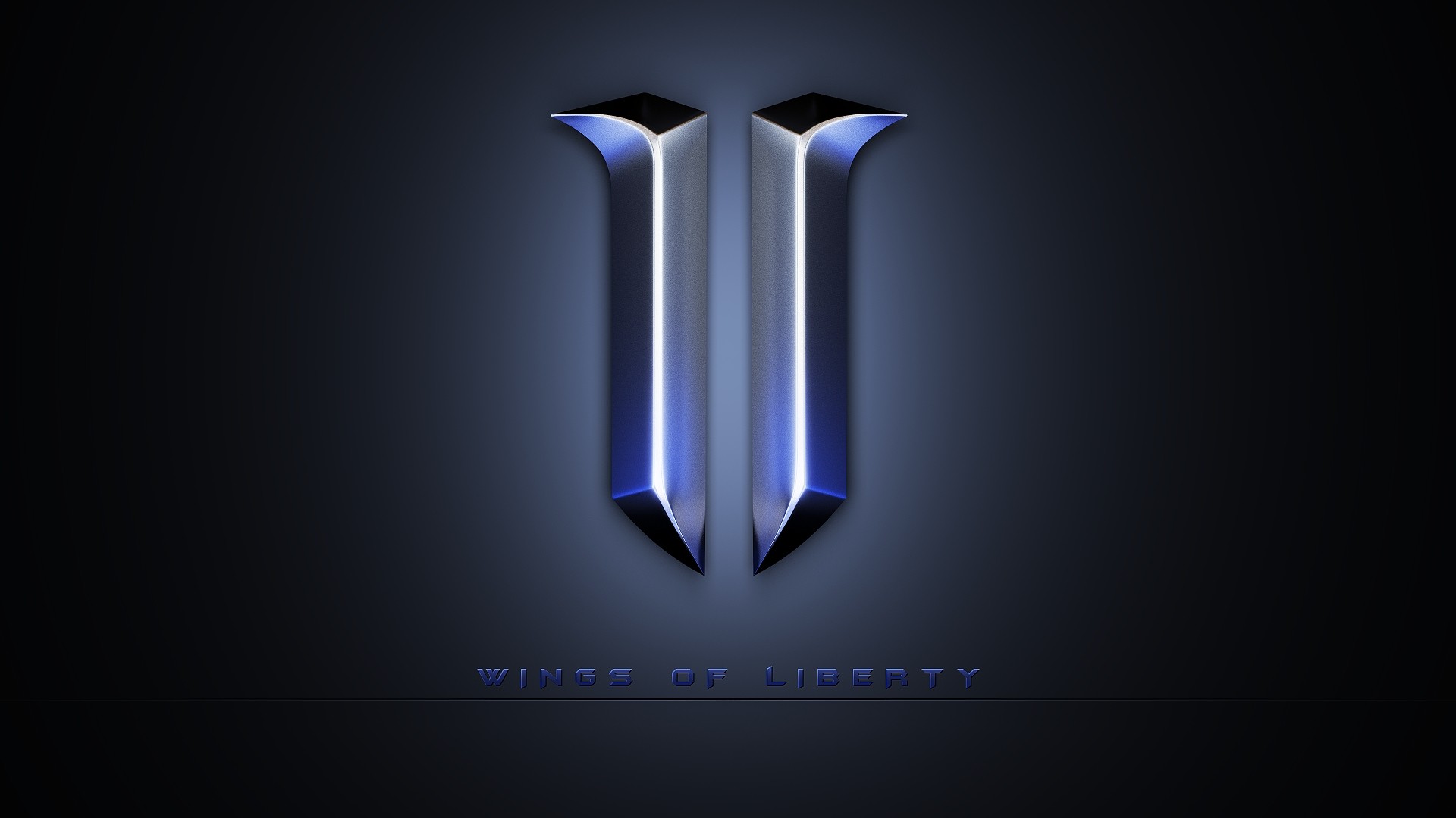 StarCraft II: Wings of Liberty, StarCraft II, Logo, Sfondo scuro, wallpaper 1920x1080