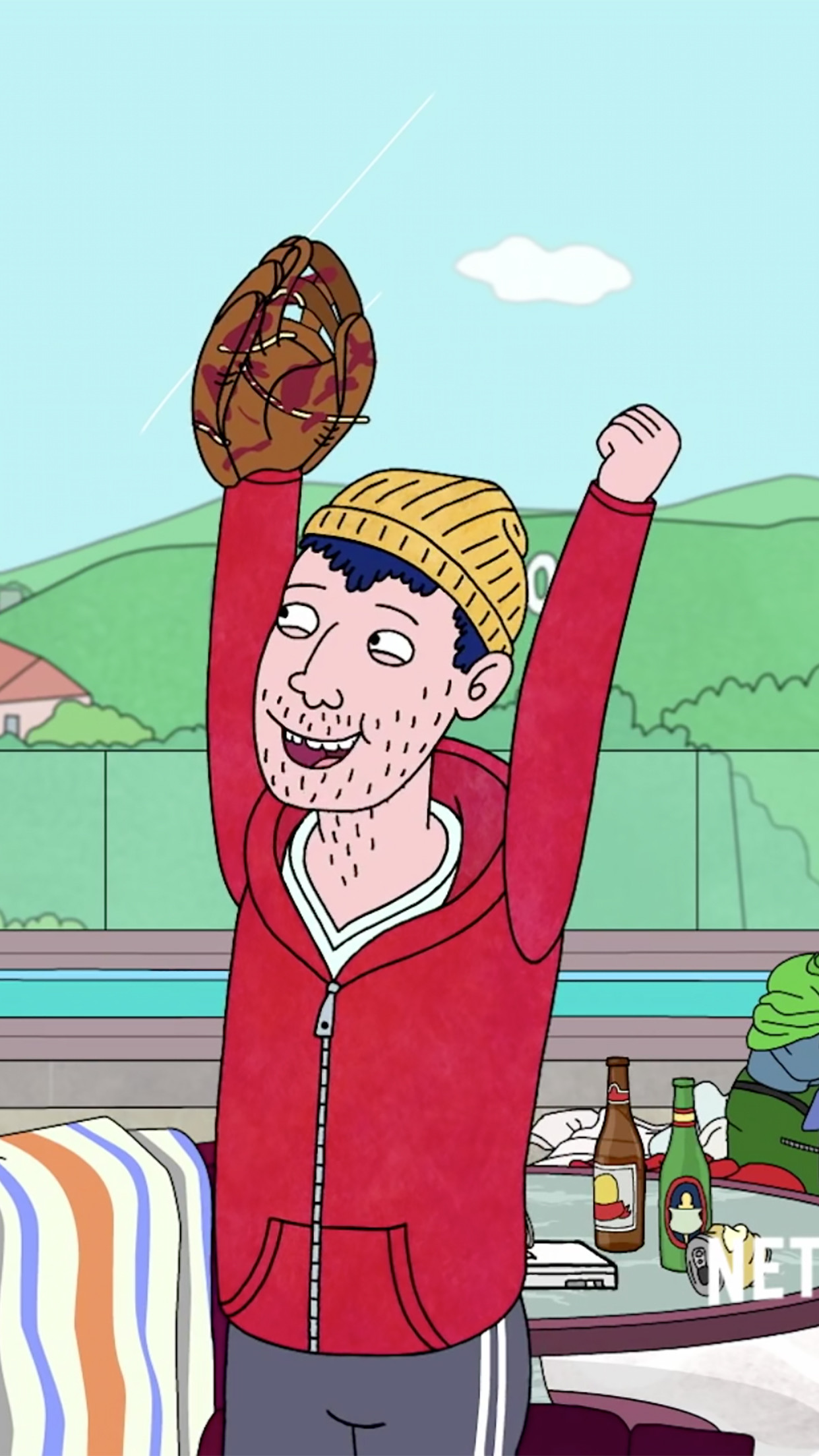 Todd Chavez, BoJack Horseman, Guantone da baseball, Netflix, Full HD, wallpaper per smartphone