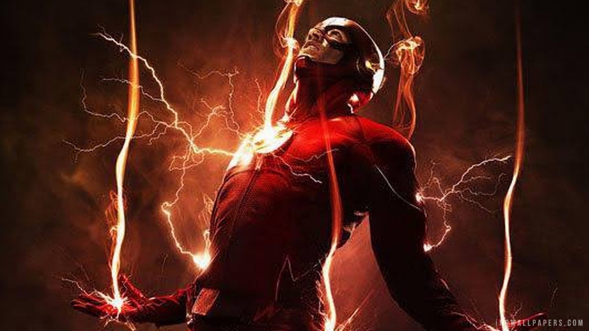 Flash, Barry Allen, Fulmini, The Flash, Full HD, sfondo per PC