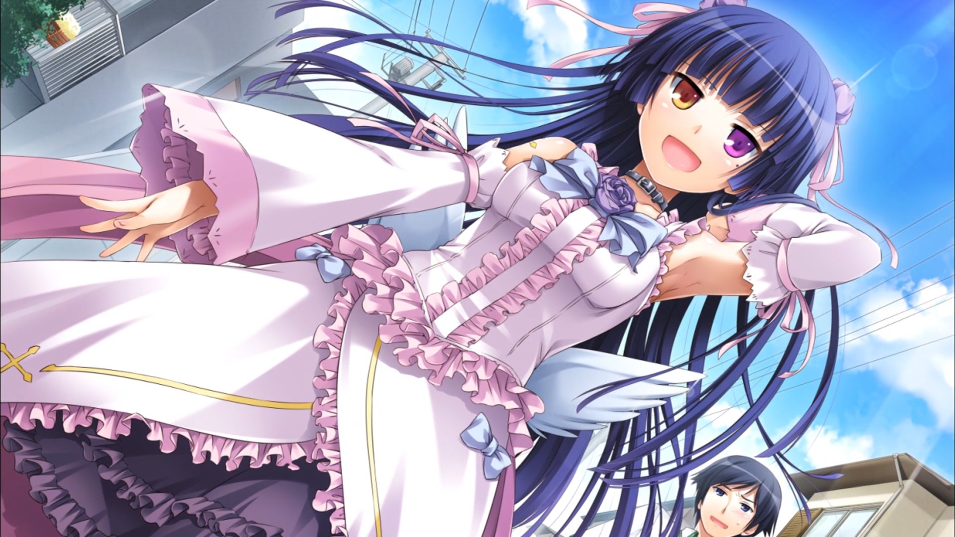 Ruri Gokō, Kuroneko, Oreimo, Gothic lolita, Cielo, Full HD 1080p, sfondo desktop