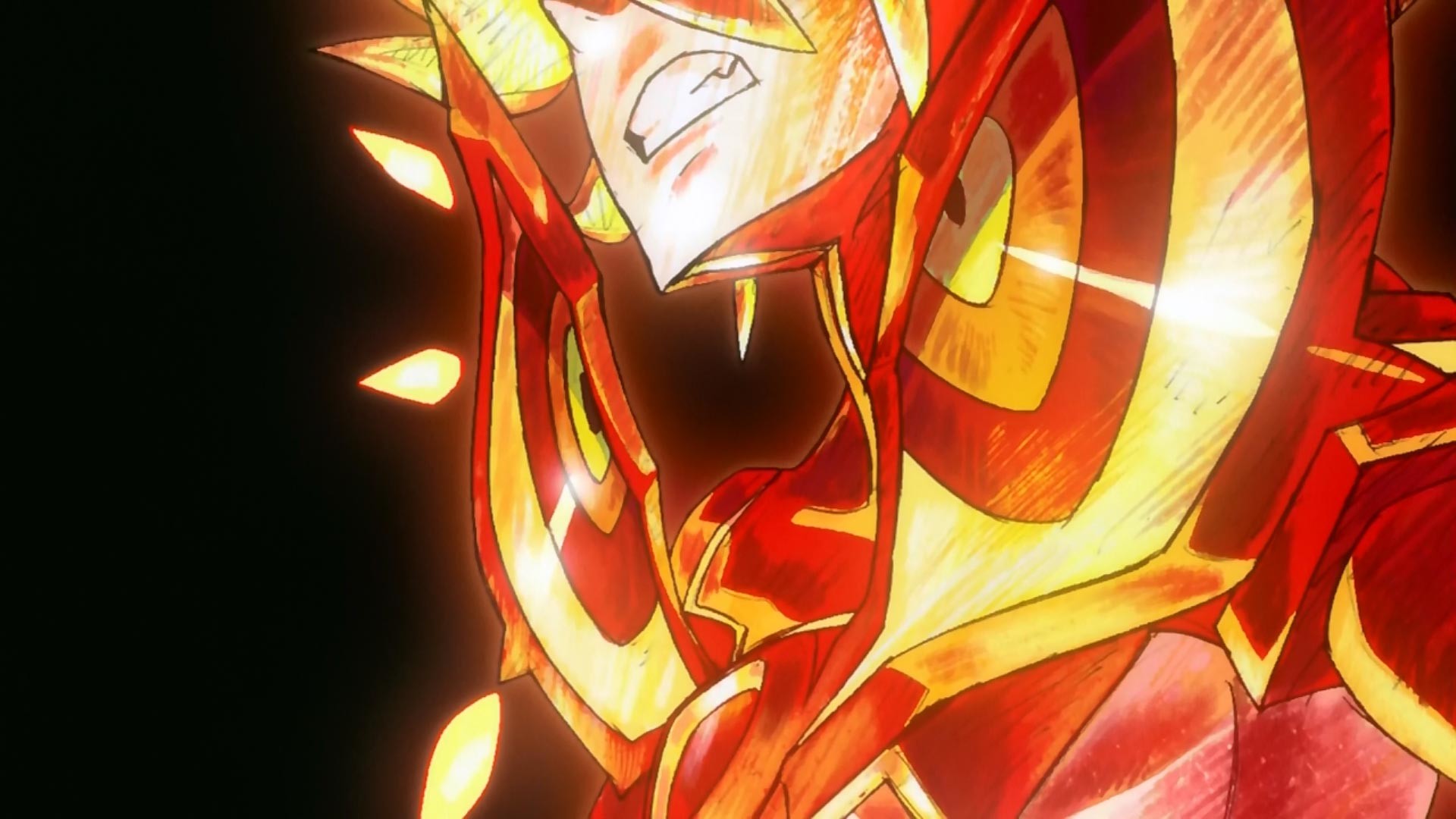 Ryuko Matoi, Kill la Kill, Senketsu, Fiamme, Arancione, 1920x1080, immagine di sfondo
