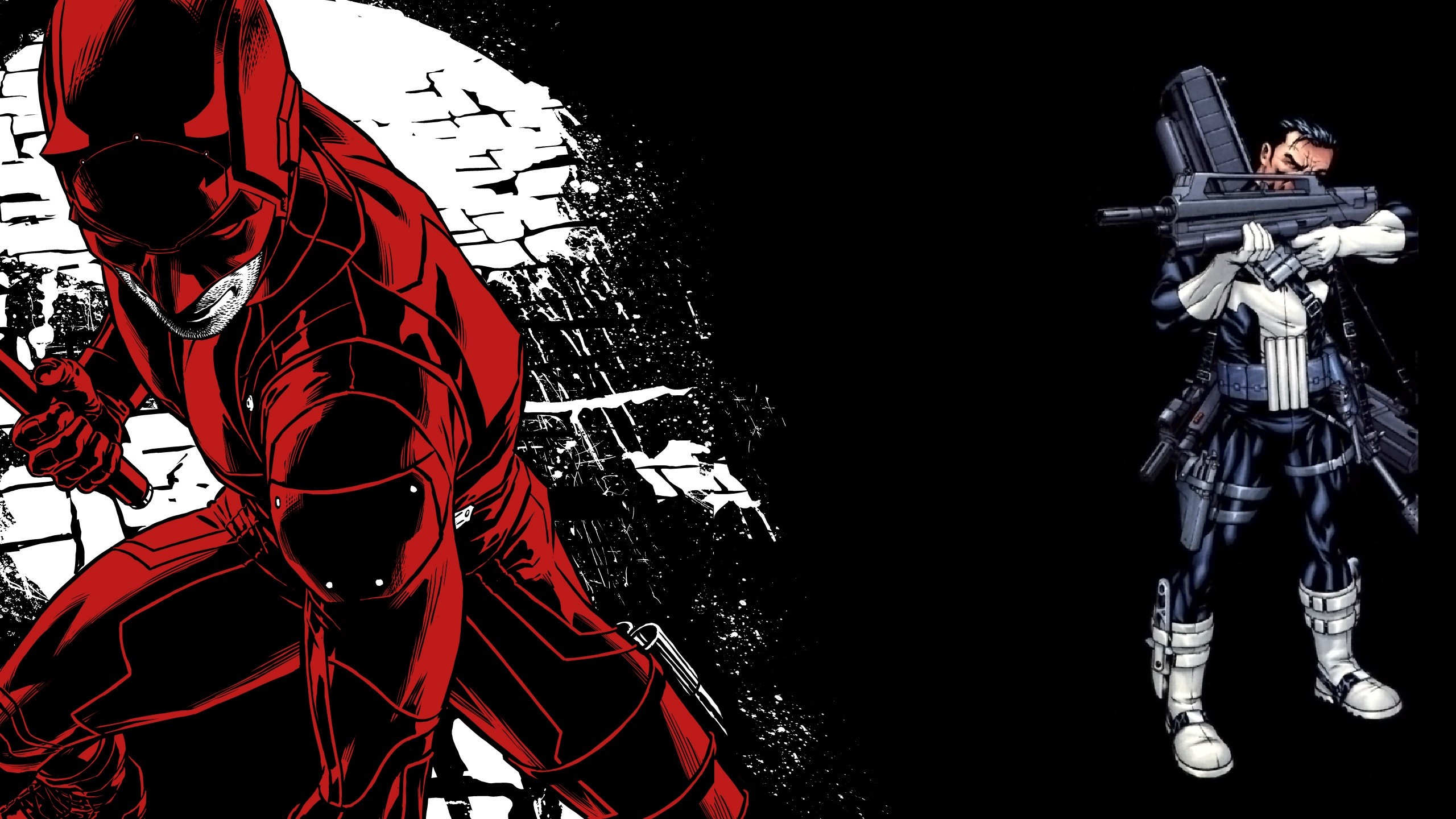 Frank Castle, Daredevil, The Punisher, Fumetto, Marvel, 2K, sfondo Windows 11