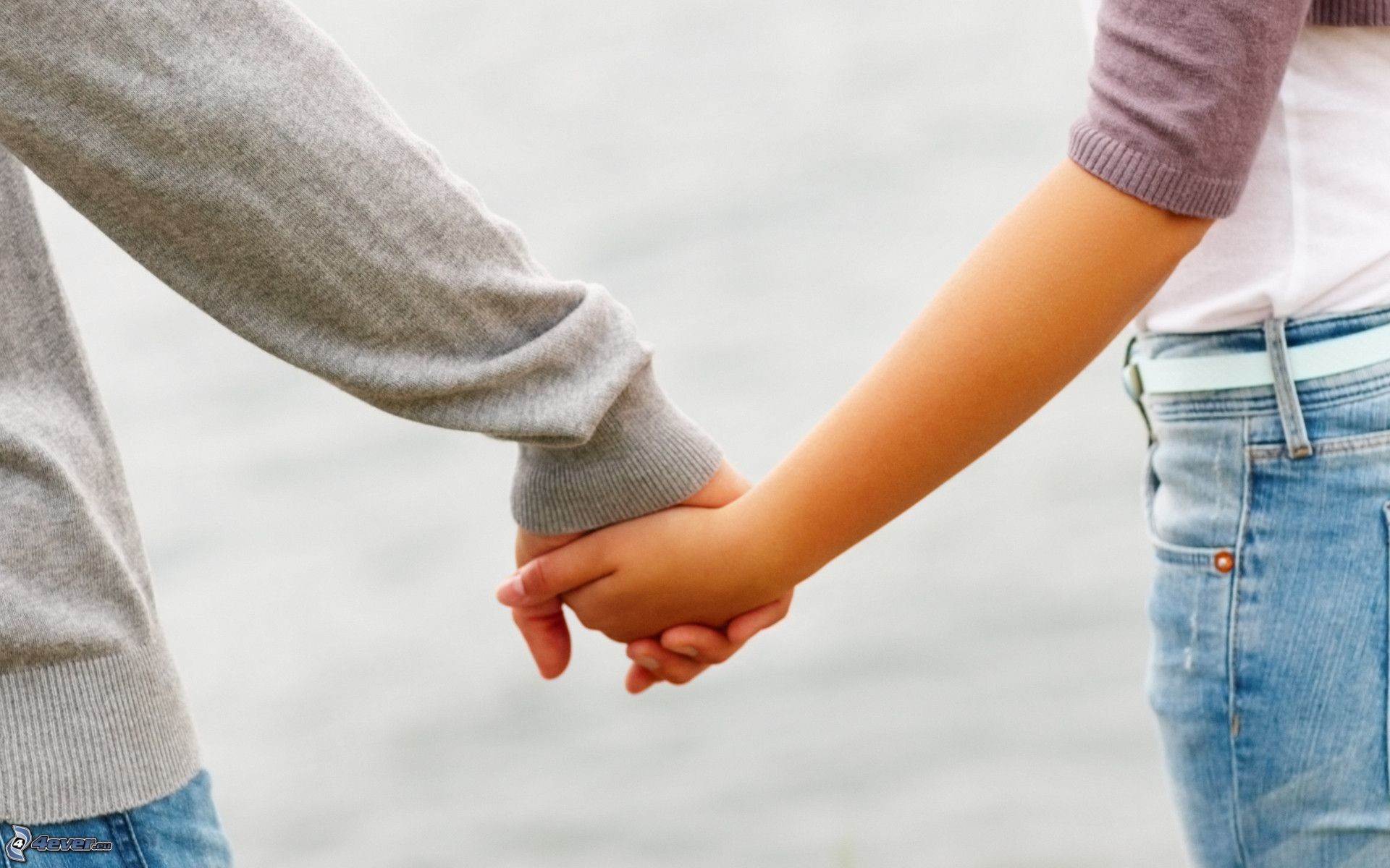 Mano nella mano, Amicizia, Jeans, Primo piano, Full HD, wallpaper per portatile