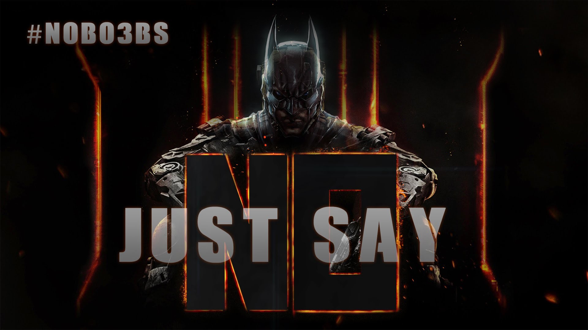 Call of Duty: Black Ops III, Just Say No, Soldato, Logo III, Full HD, sfondo per PC