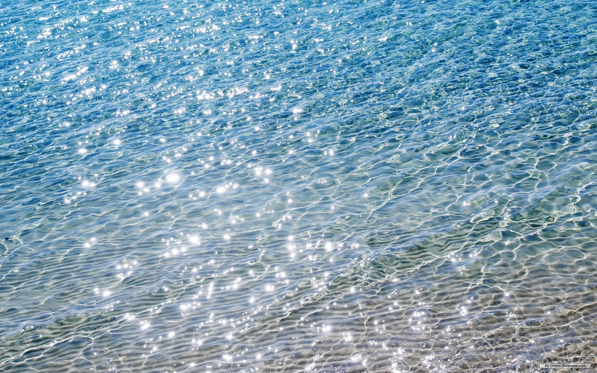 Acqua cristallina, Riflessi, Increspature, 1920x1200, immagine di sfondo
