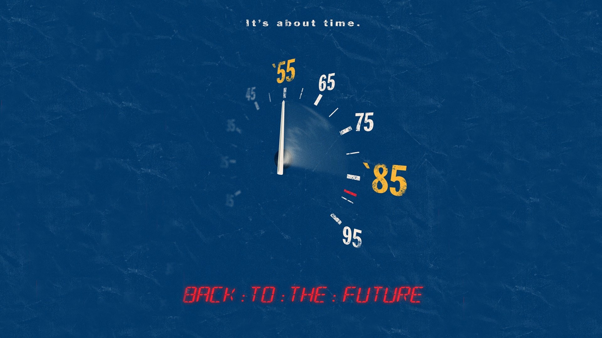 Ritorno al futuro, It's about time, Tachimetro, Minimalismo, Full HD, sfondo per PC e portatile