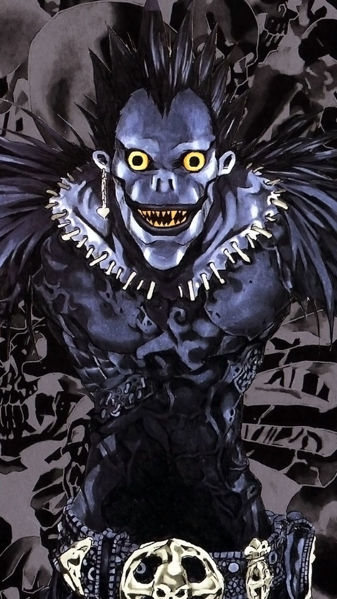 Ryuk, Death Note, Anime, Shinigami, Full HD, schermata di blocco Samsung S3