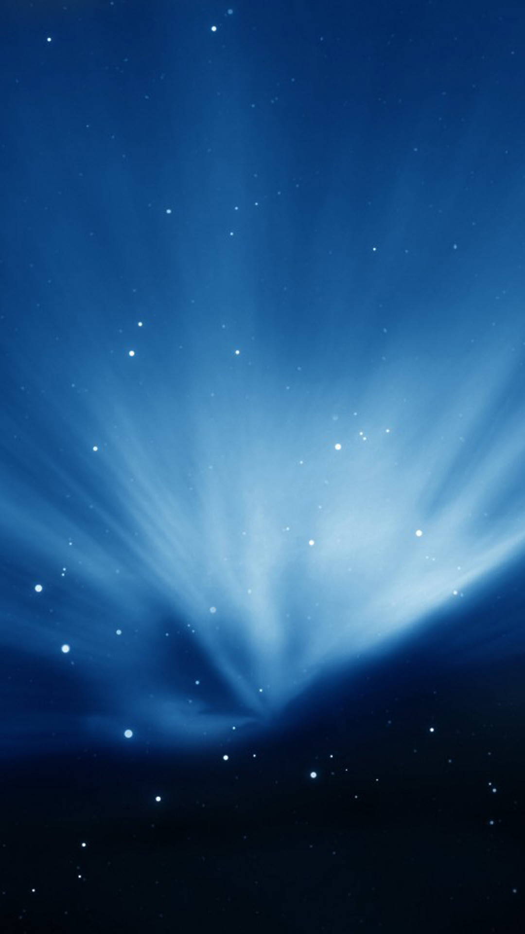 Aurora, Blu, Stelle, Astratto, sfondo Samsung
