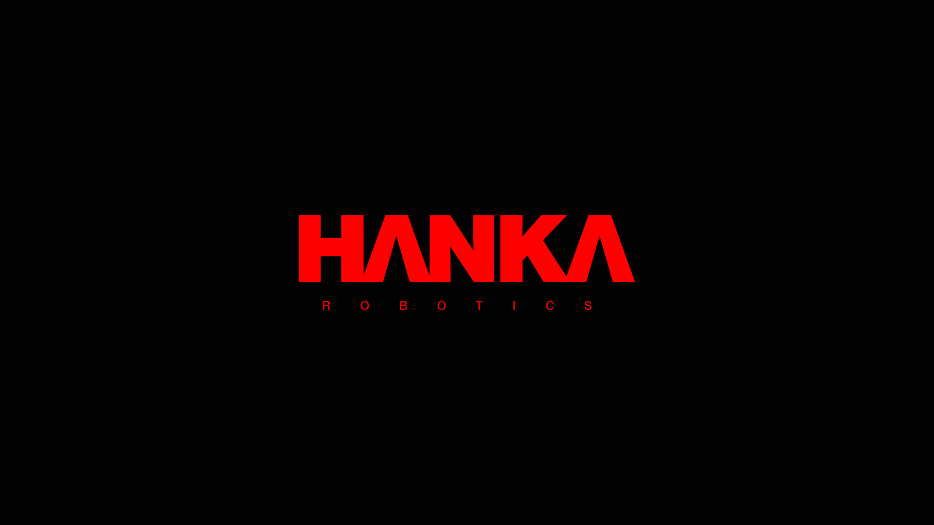 Hanka Robotics, Ghost in the Shell (2017), Logo, Sfondo nero, Full HD, wallpaper per PC
